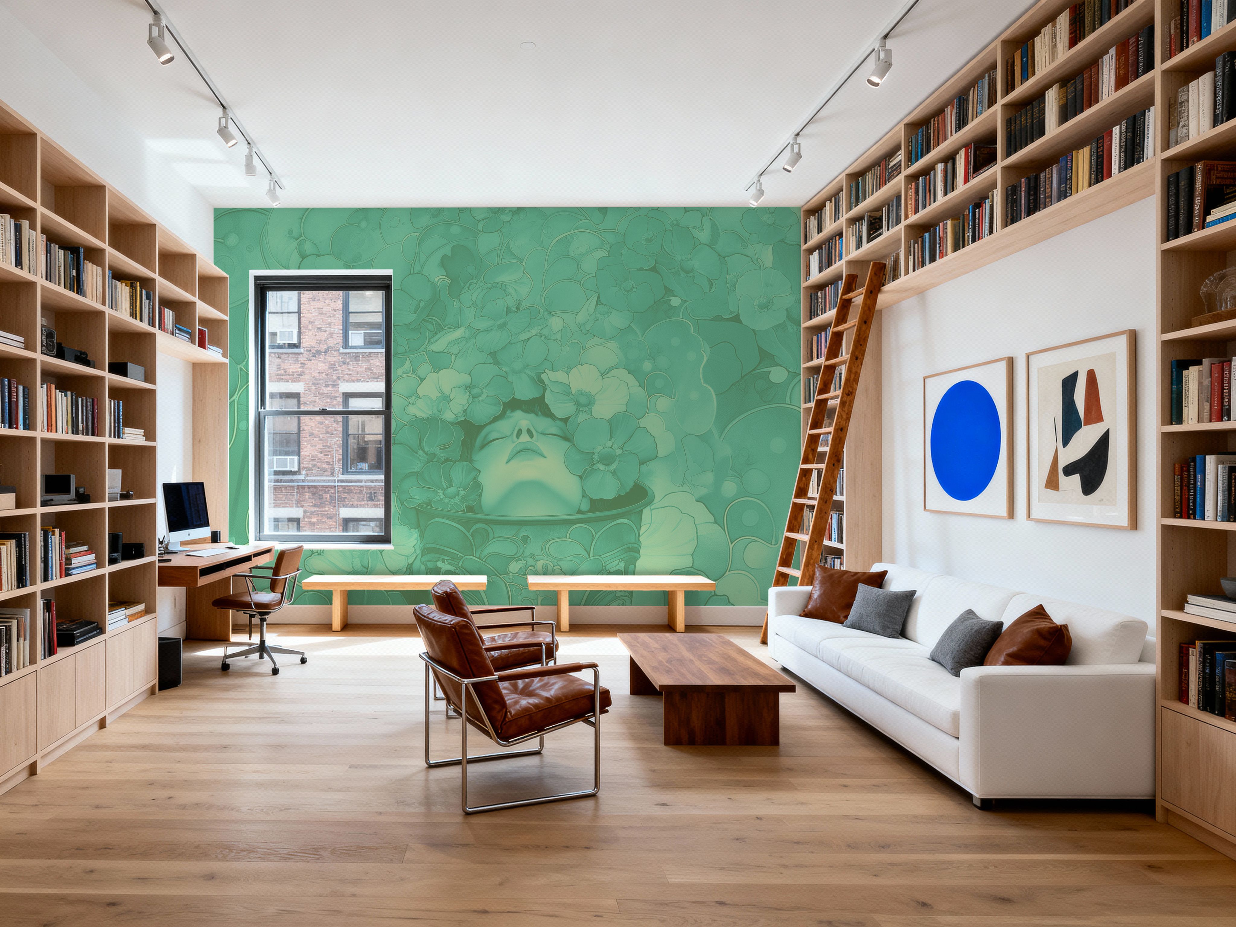 The Bucket of List Blueish, Wallpaper