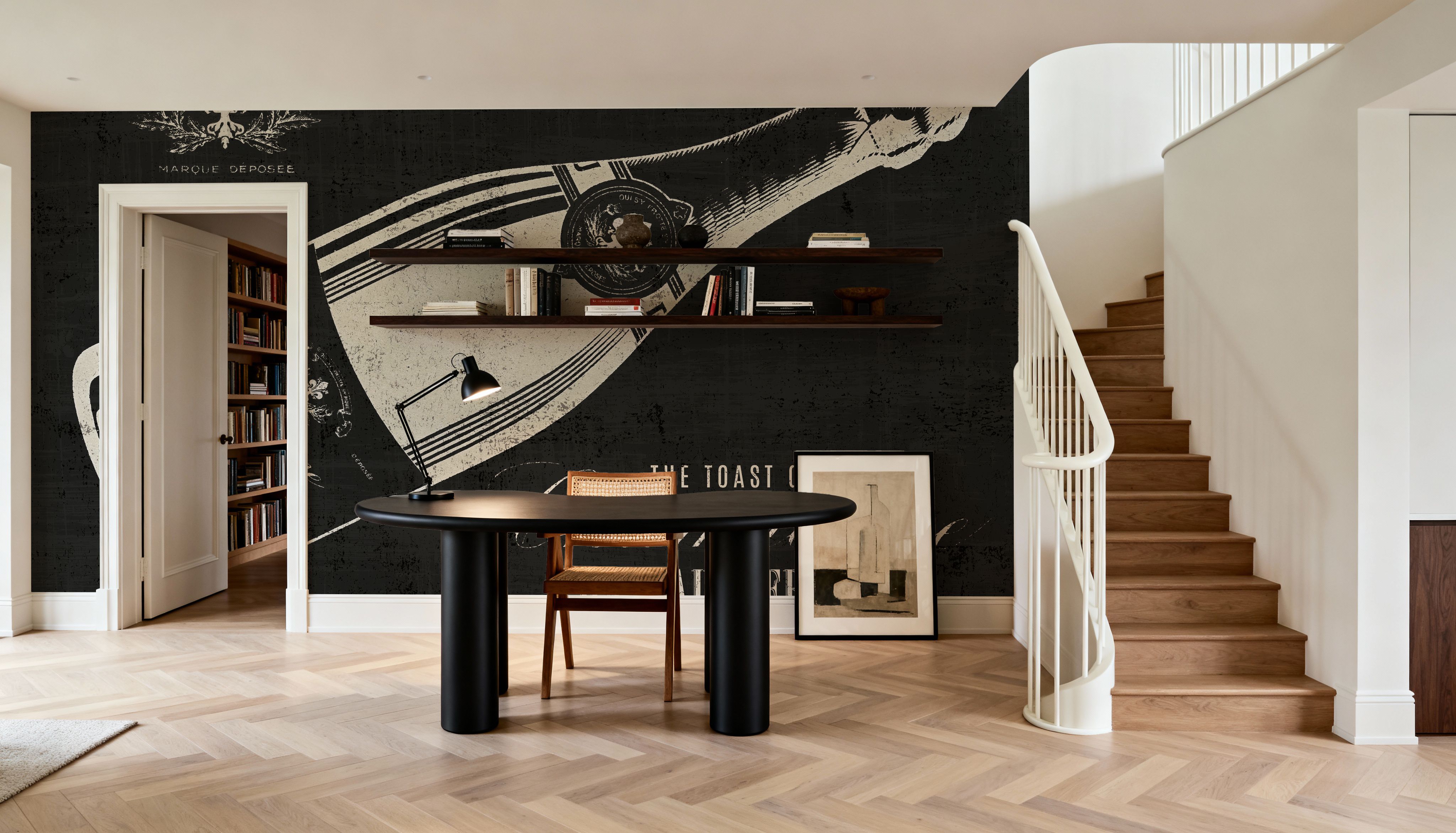 The Toast of Paris, Carte da parati