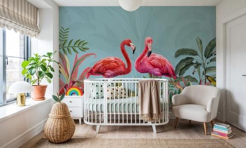 Shy Flamingos
