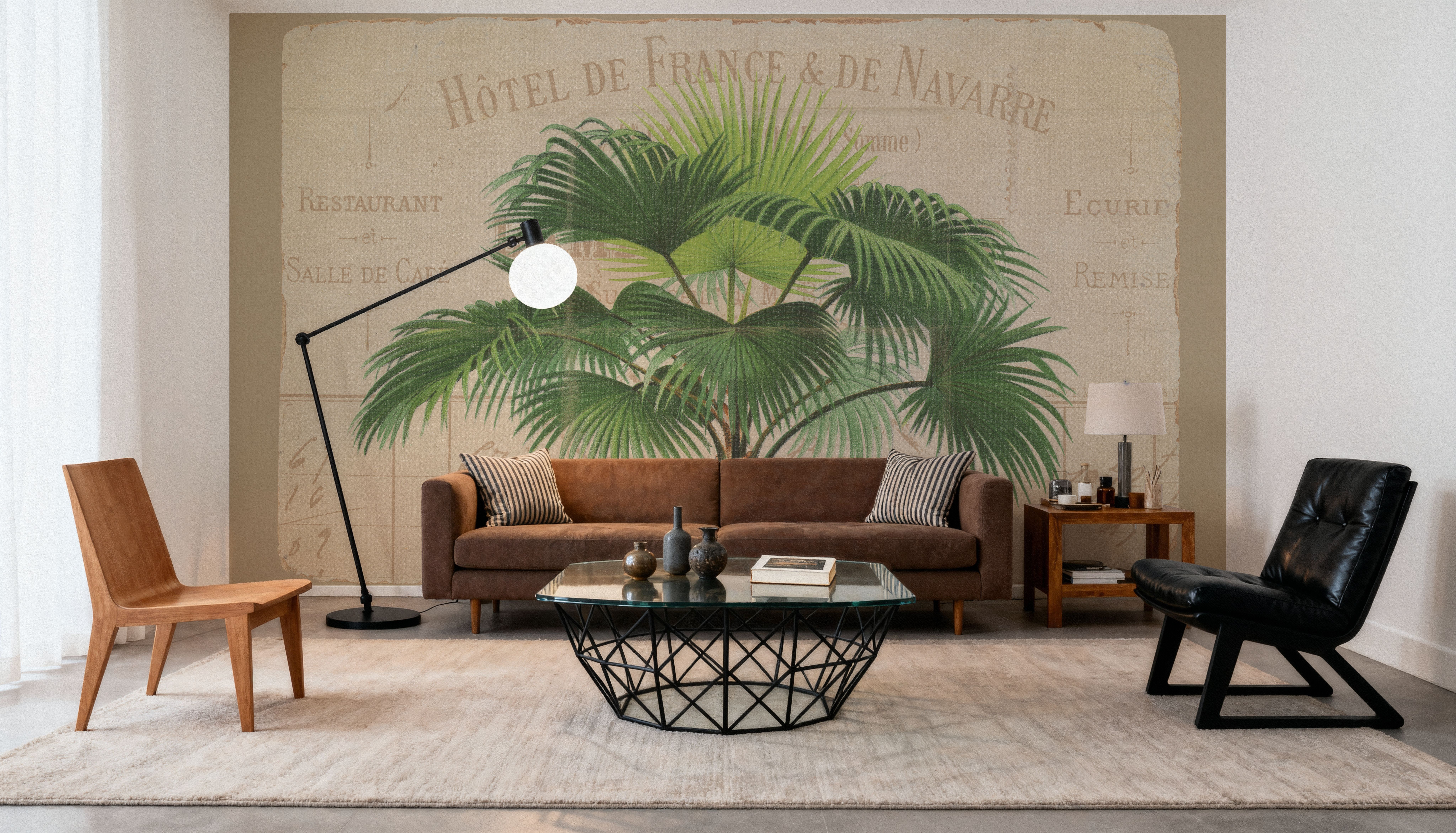 Hotel de France, Papier peint