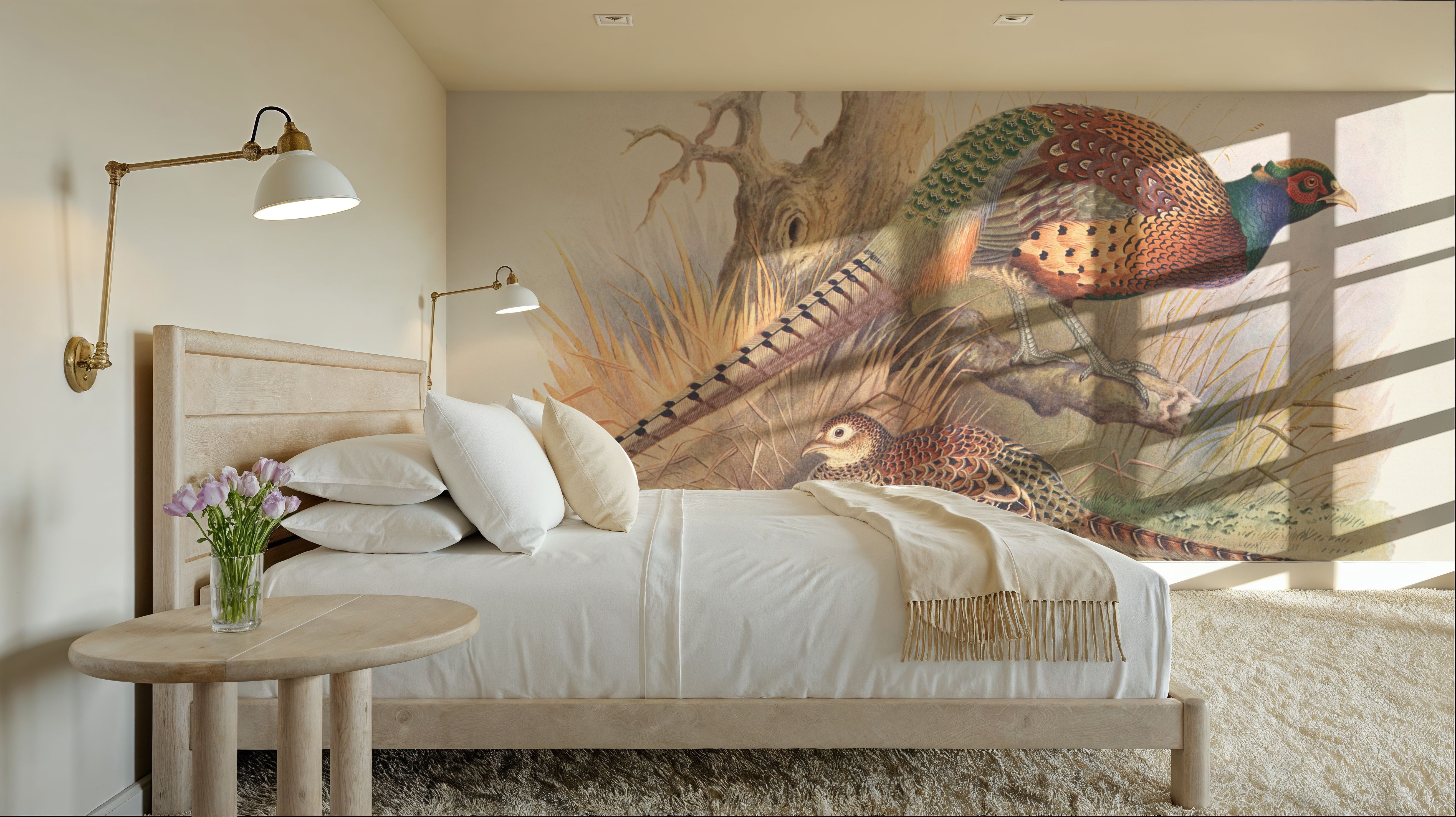 Autumn Pheasant, Wallpaper