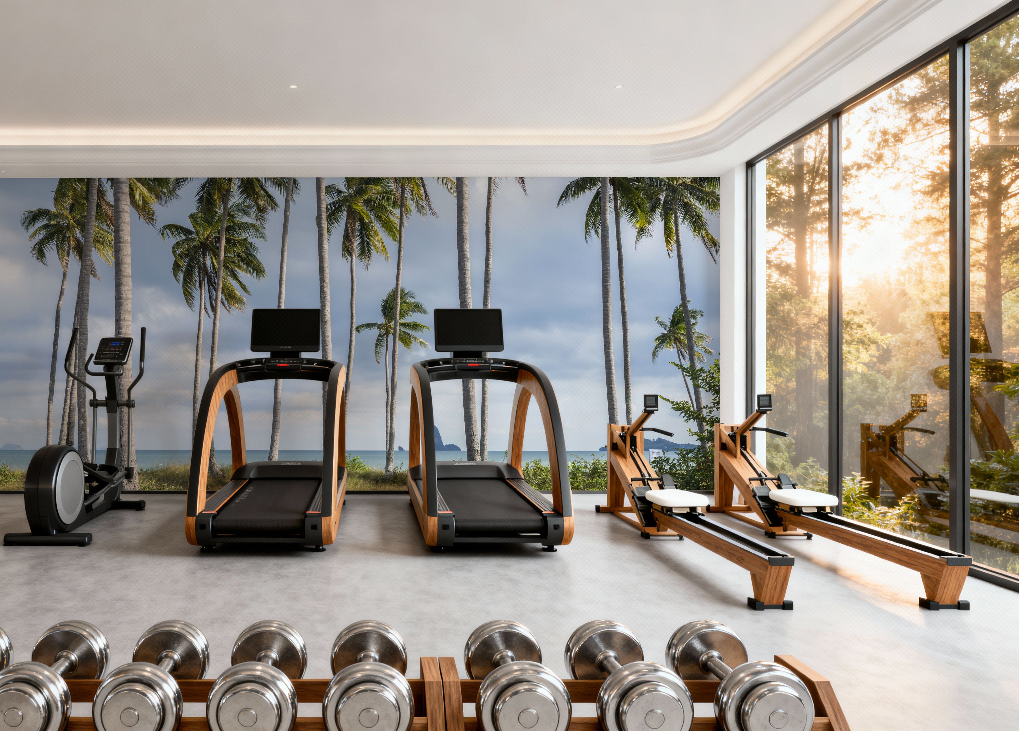 Coastal Palms, Wallpaper