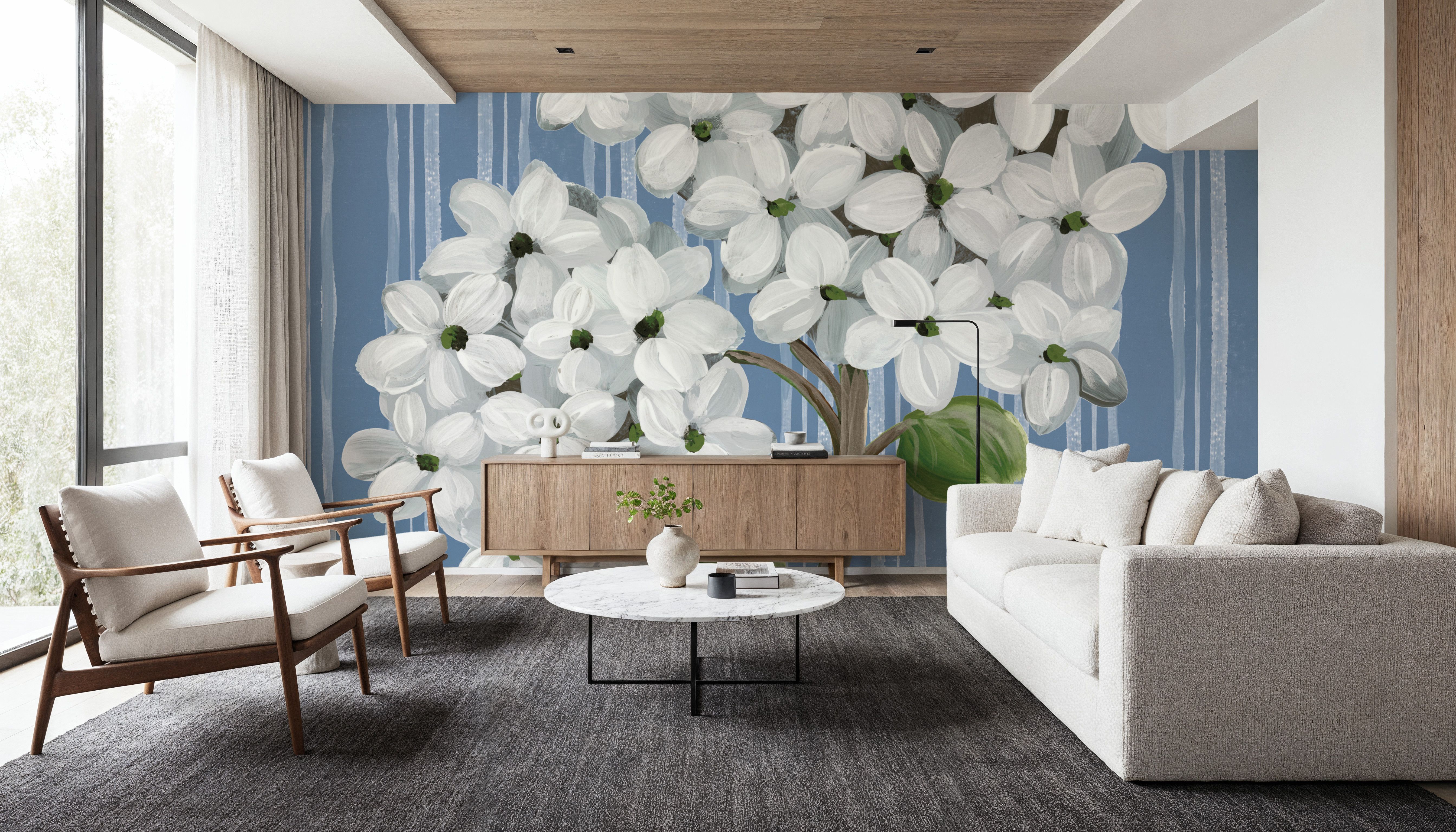 French Blue Hydrangeas II