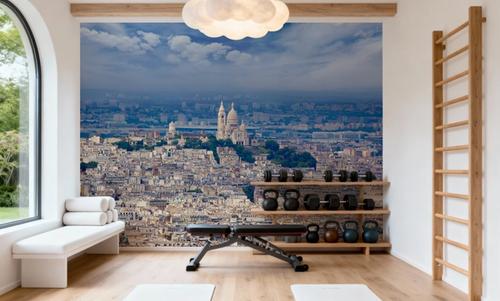 Paris Skyline and Sacre Coeur