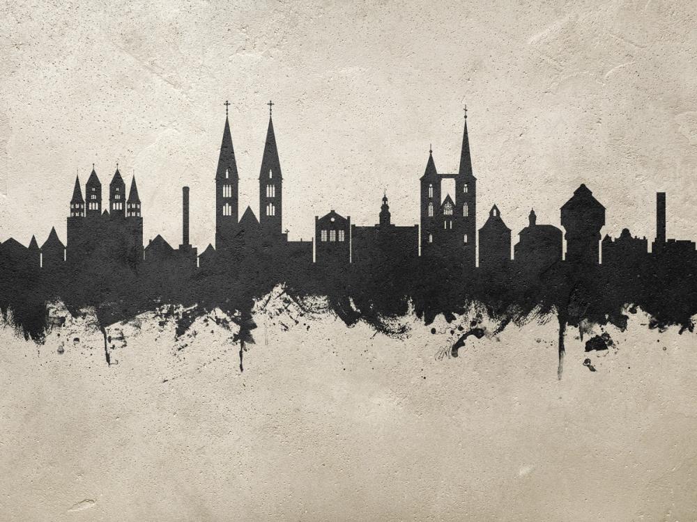Halberstadt Germany Skyline Concrete