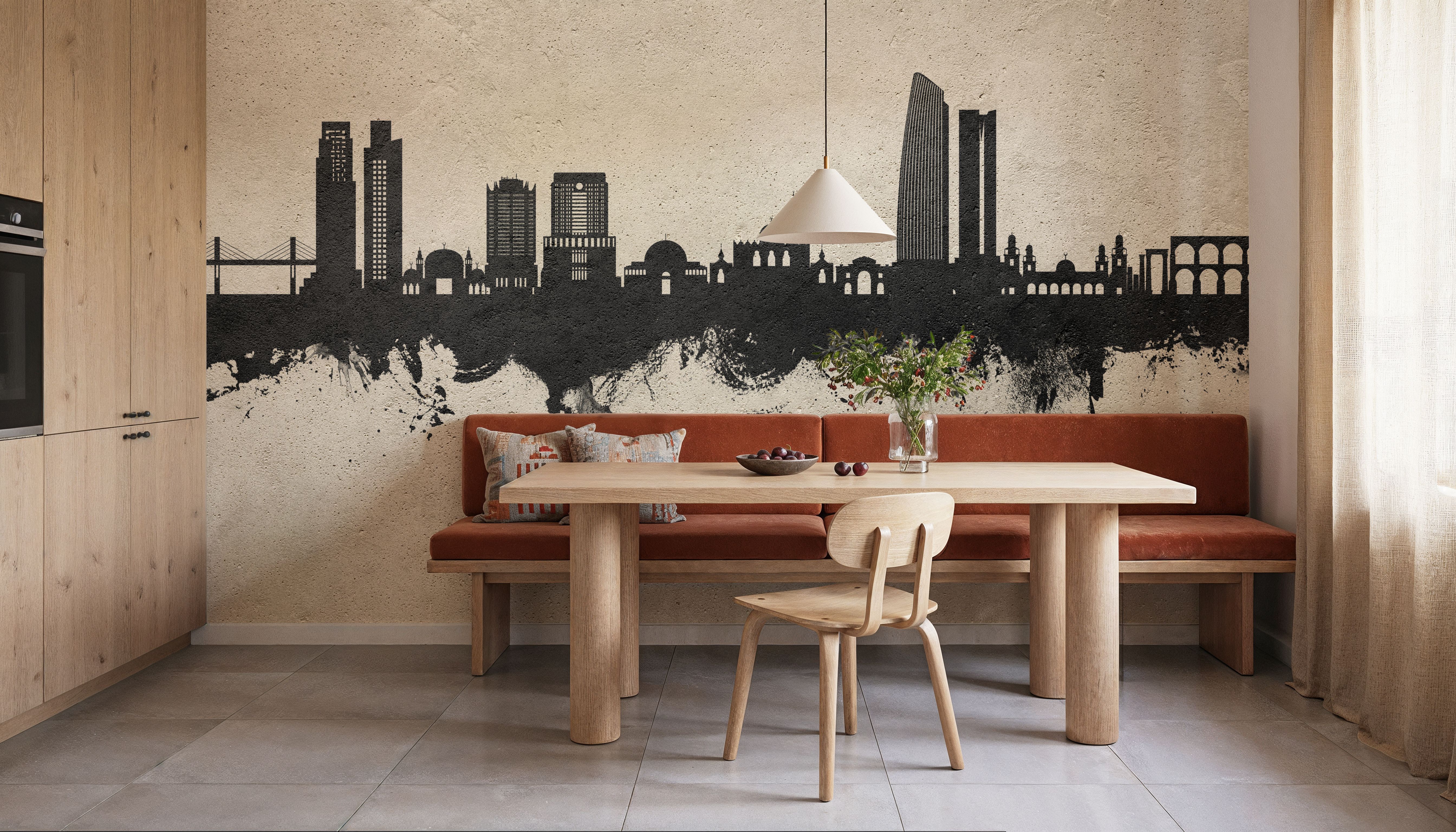 Amman Skyline Concrete, Wallpaper