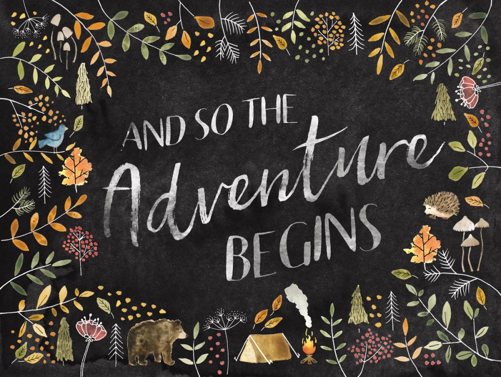 Woodland Whimsy I Black