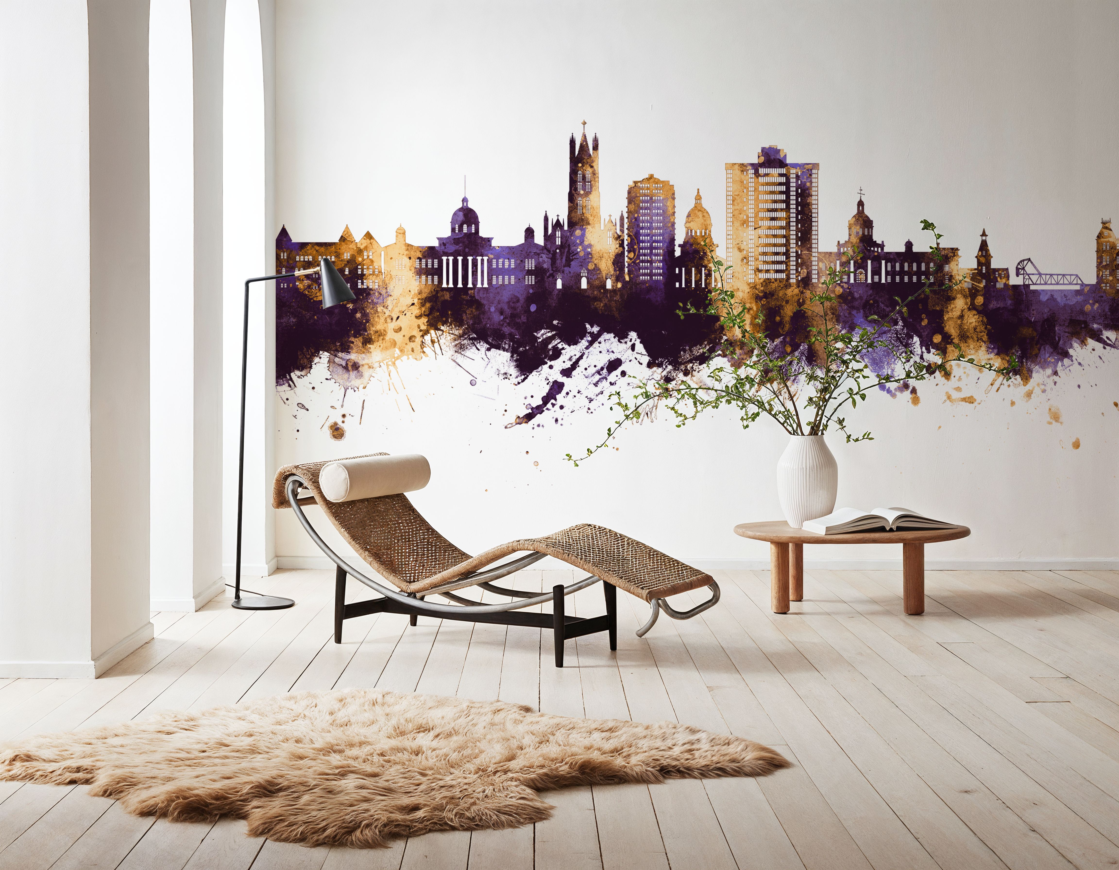 Kingston Canada Skyline Purple & Gold 