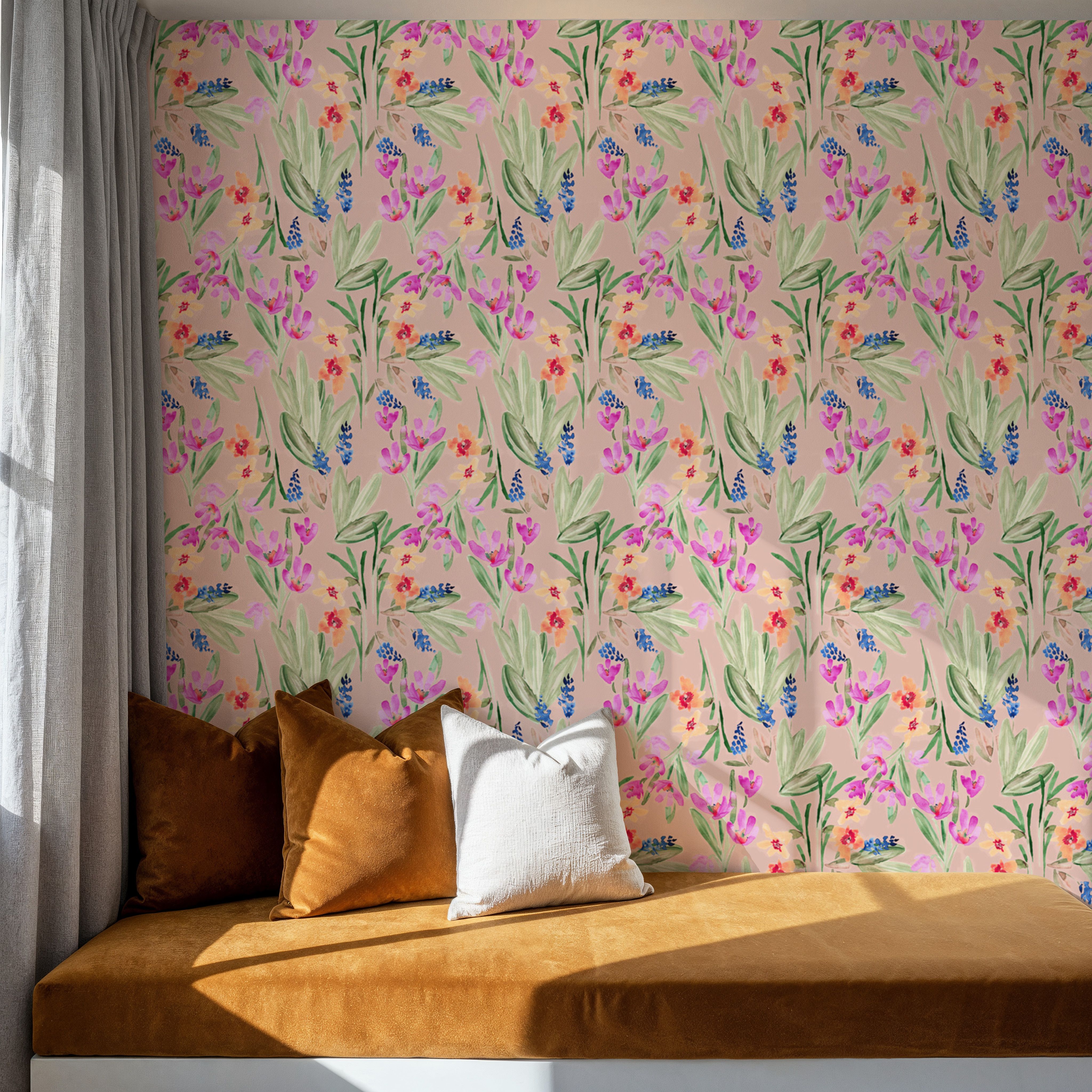 Flower Blush Dusty Pink