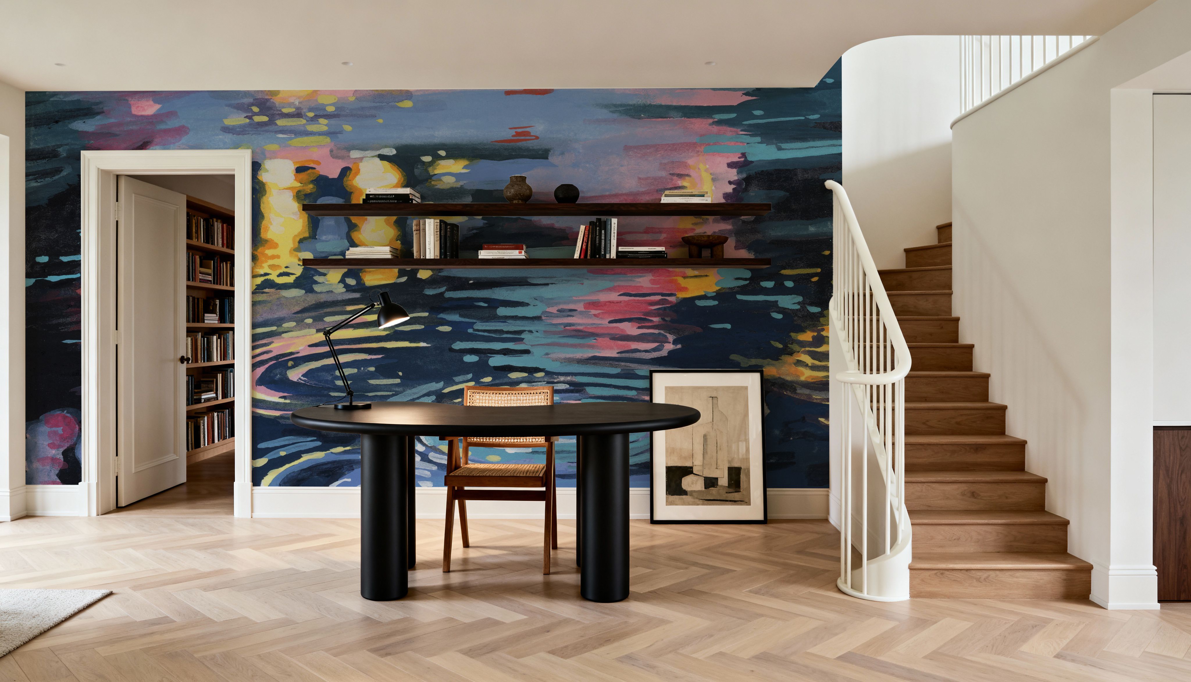 Rain Drops On City Road