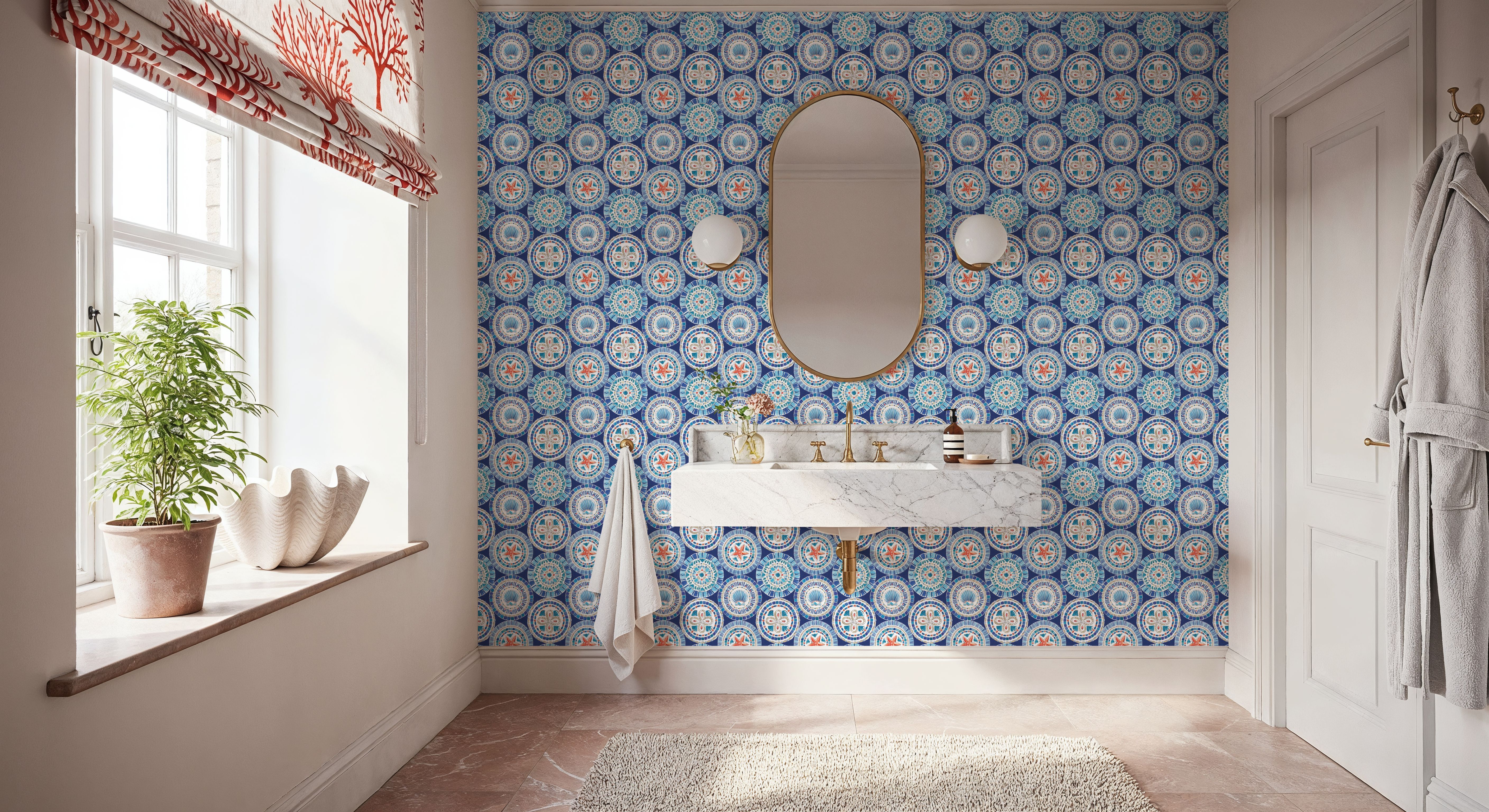 Maritime Plates Blue