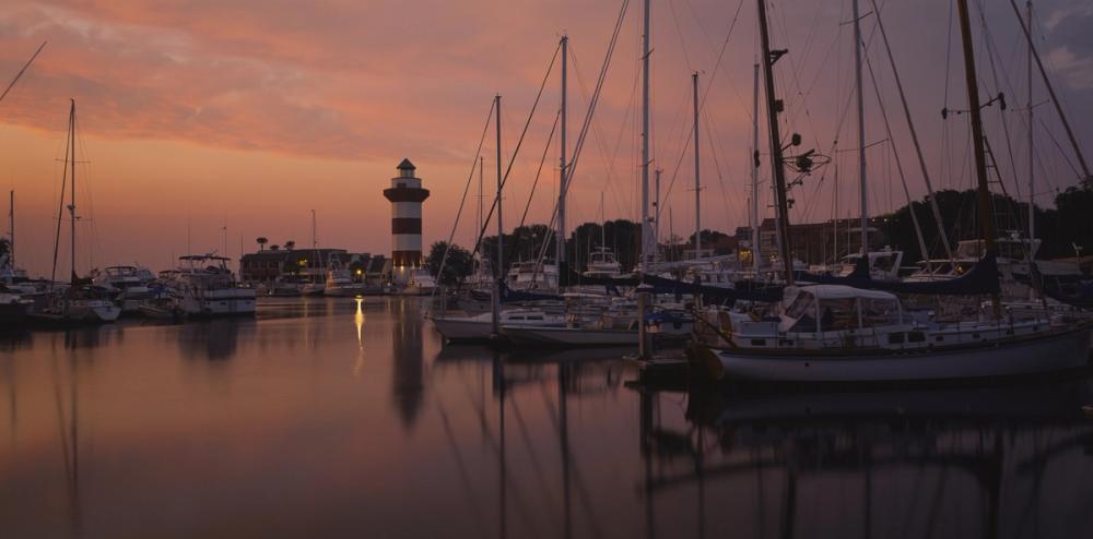 Harbor Lighthouse Sunset