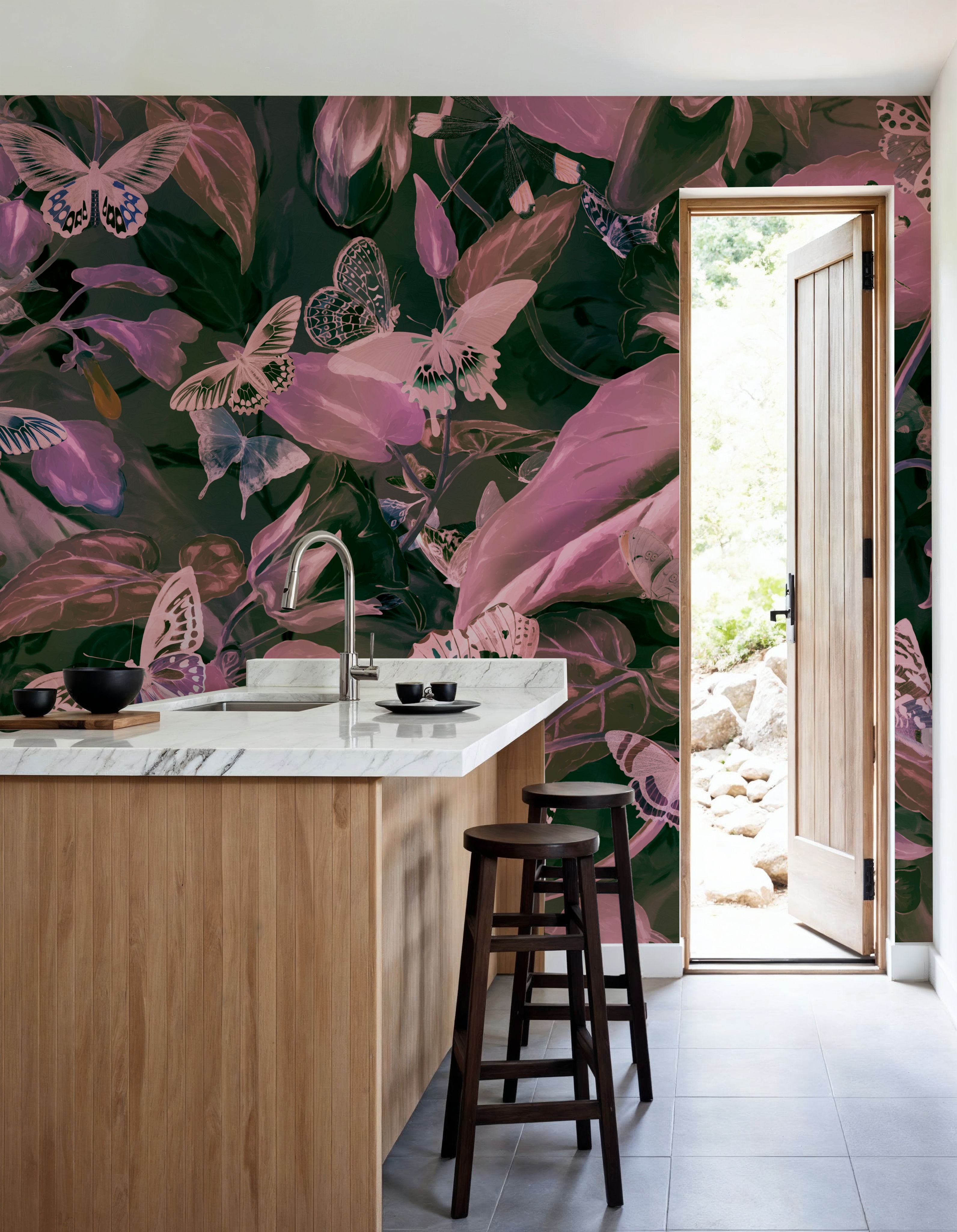 Butterfly Paradise Bright Pink