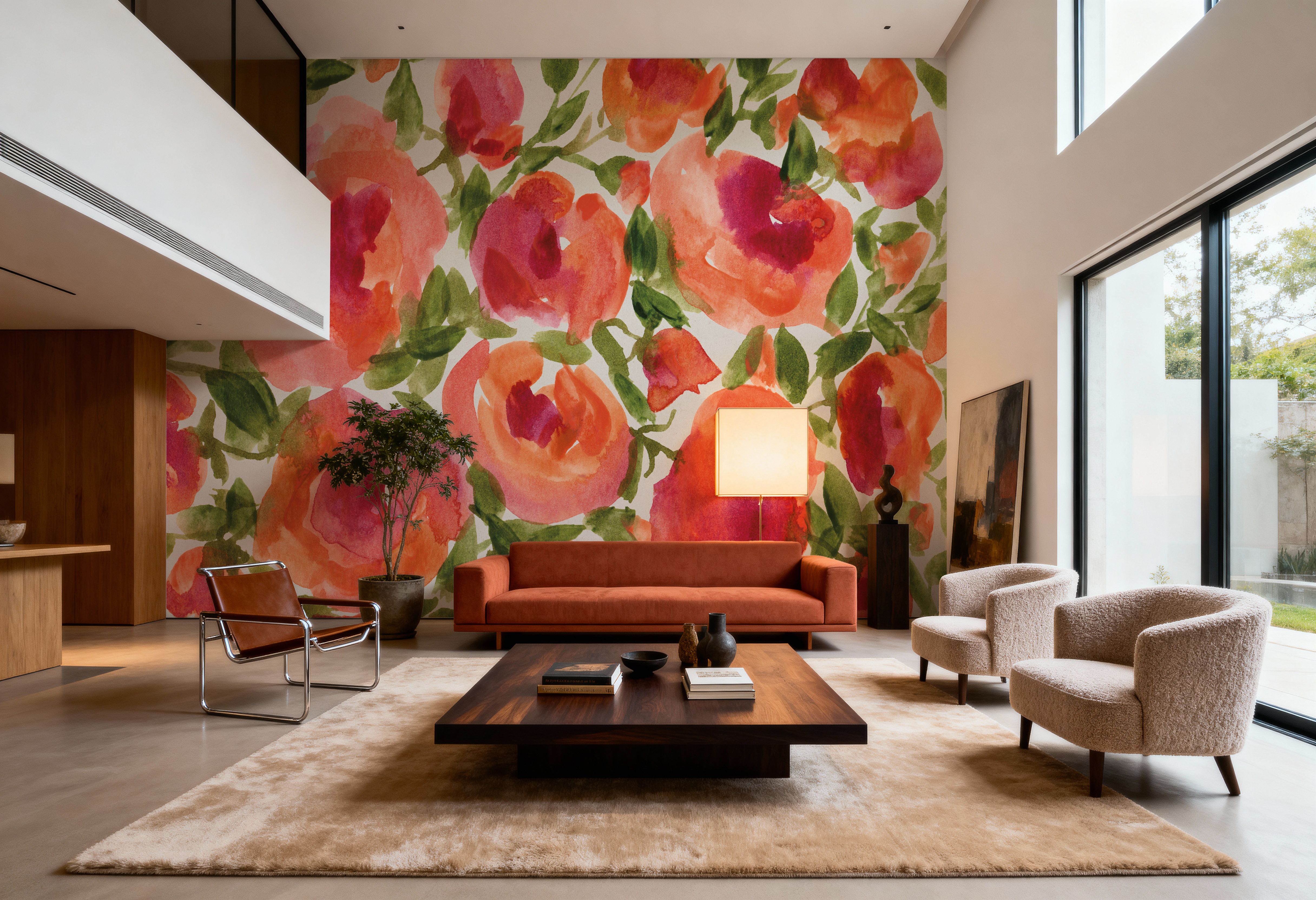 Coral Blooms, Wallpaper