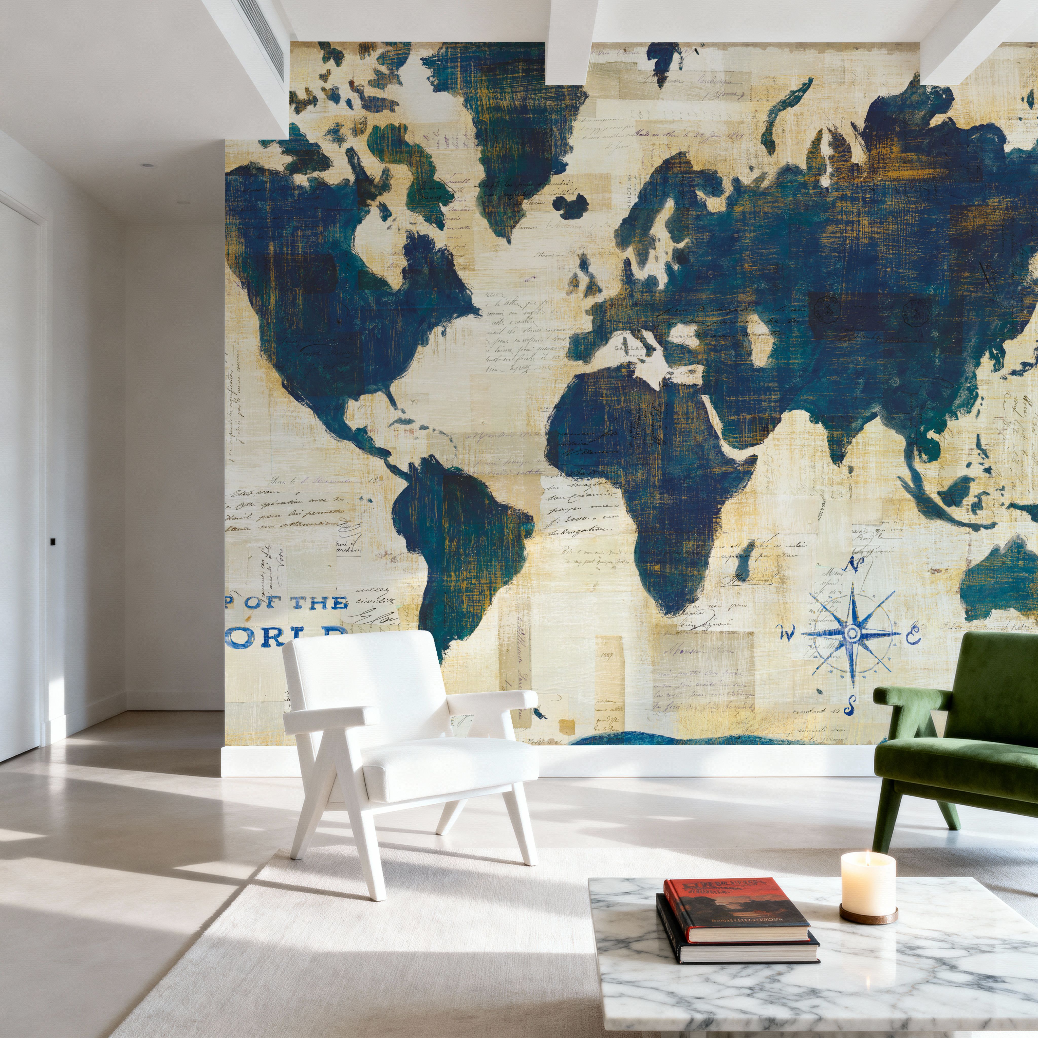 World Map Collage