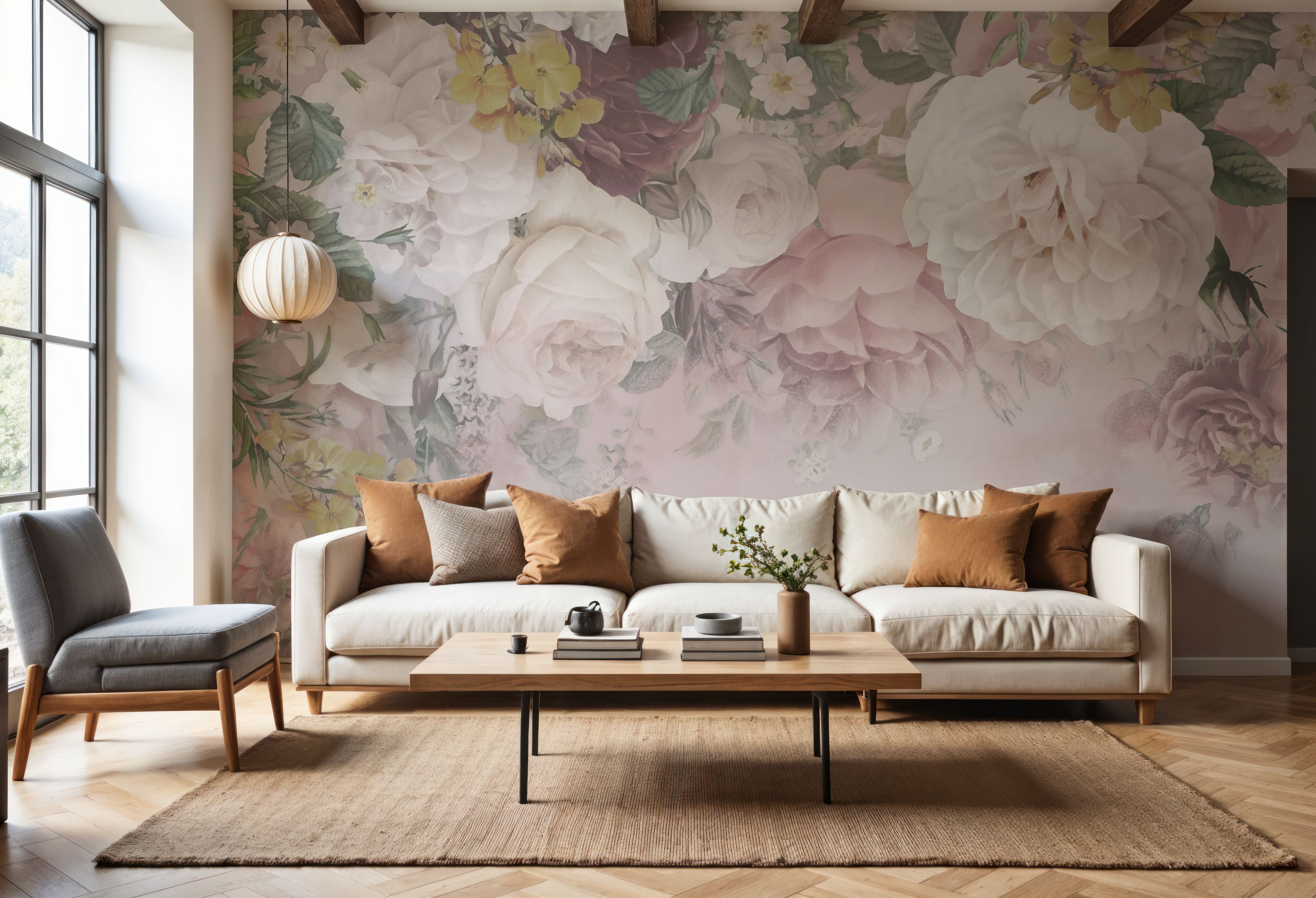 Gentle Flowers, Wallpaper