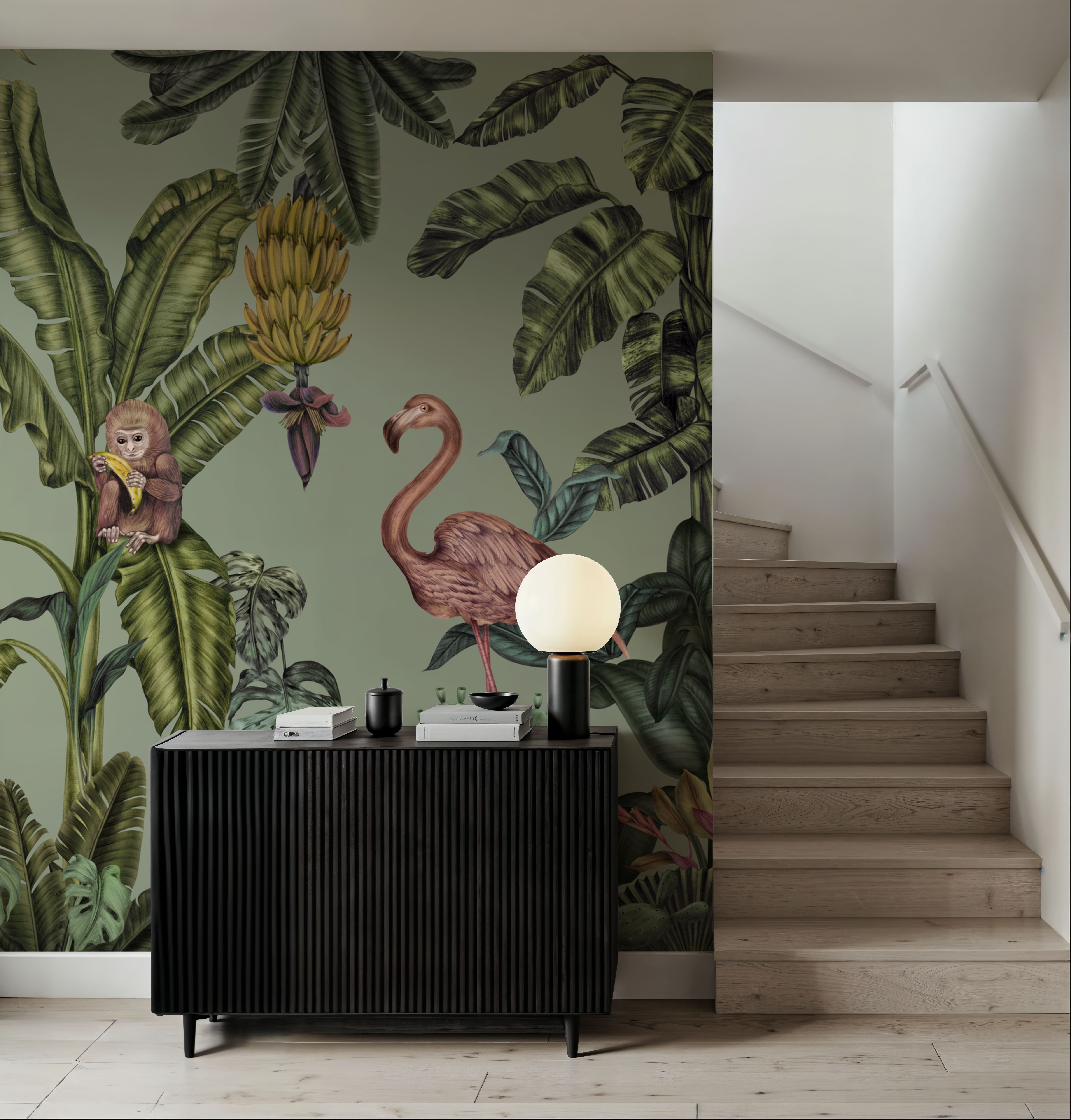 Monkeys With Birds, Pistachio