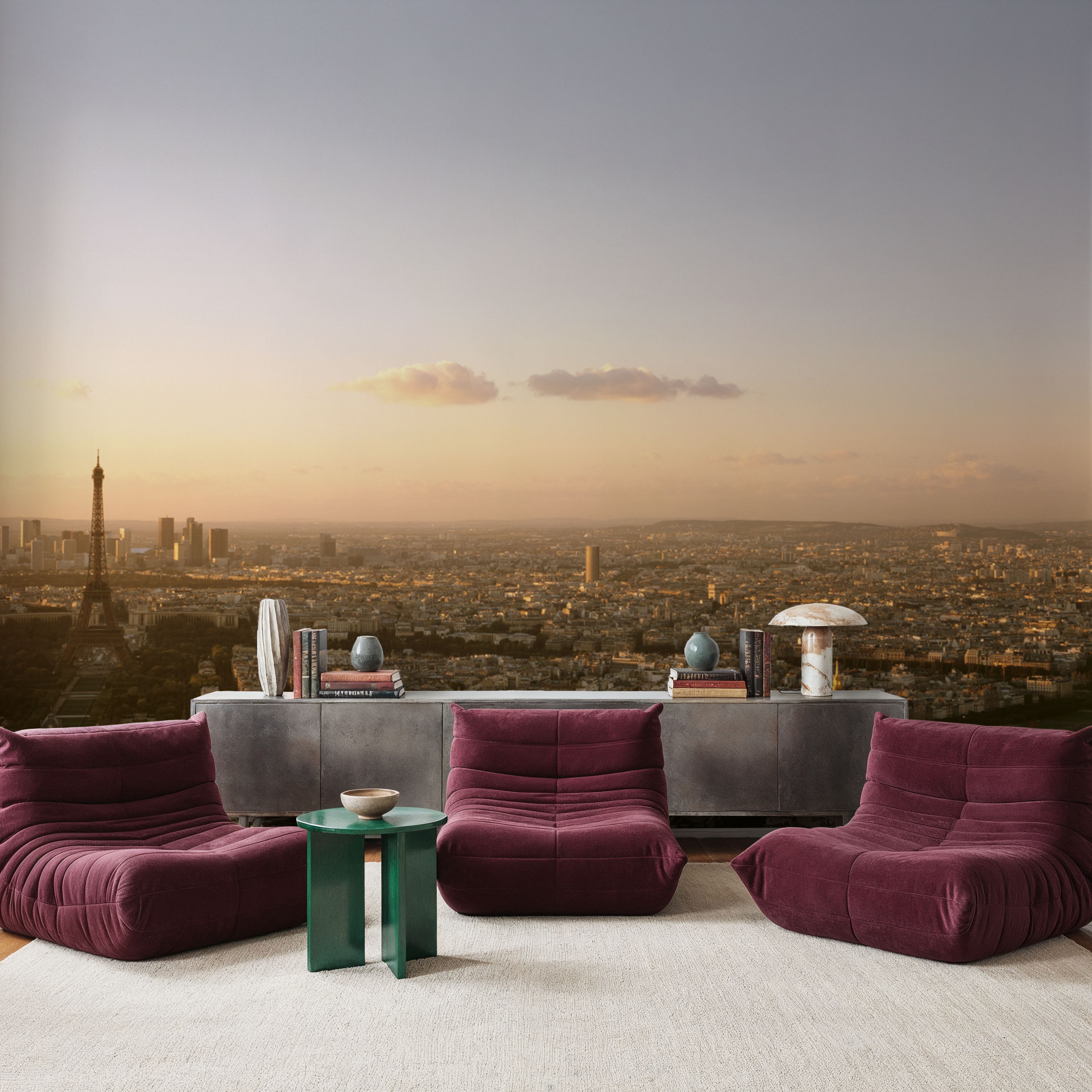 Golden Tower Cityscape