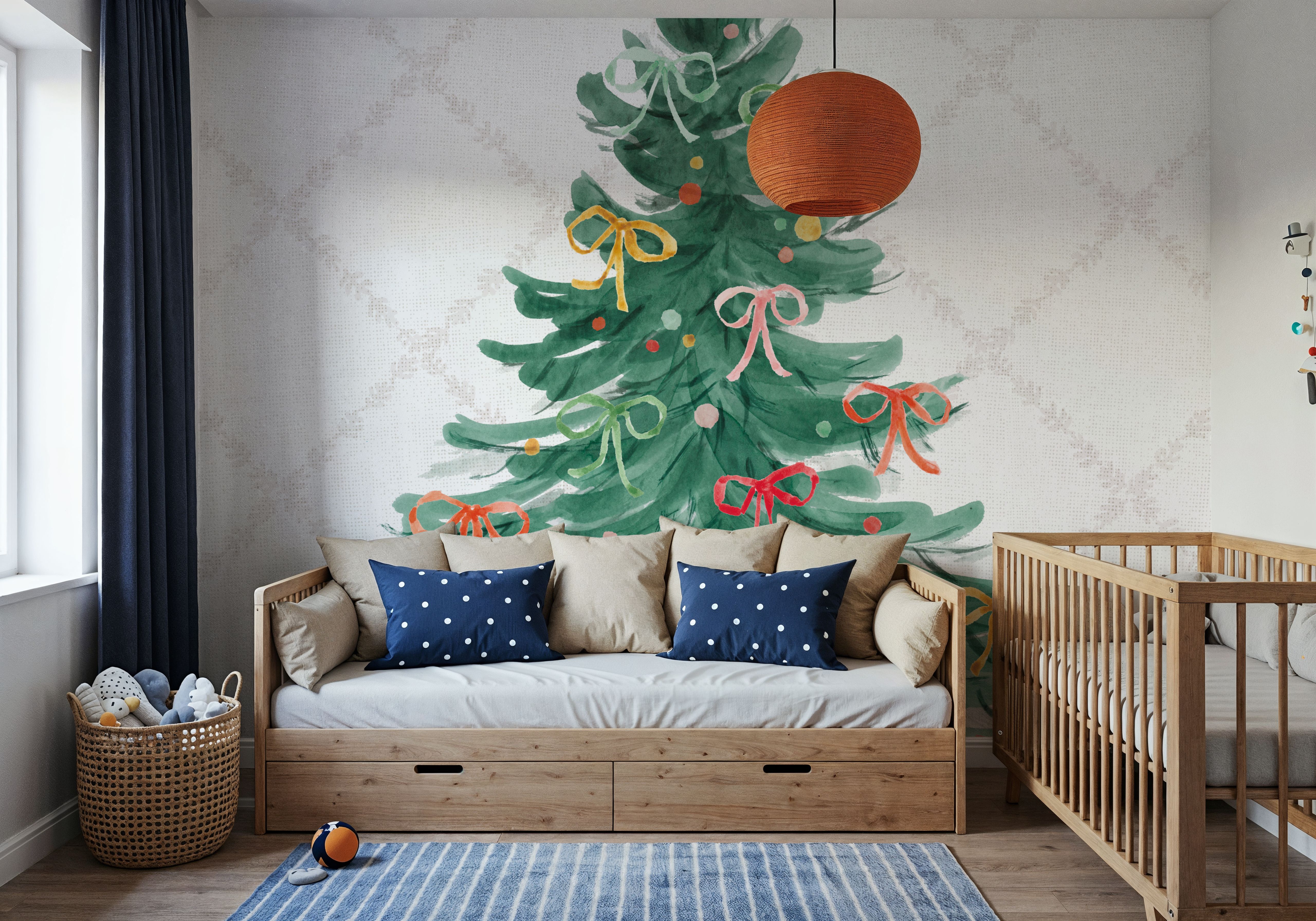 Holiday Bows IV, Wallpaper