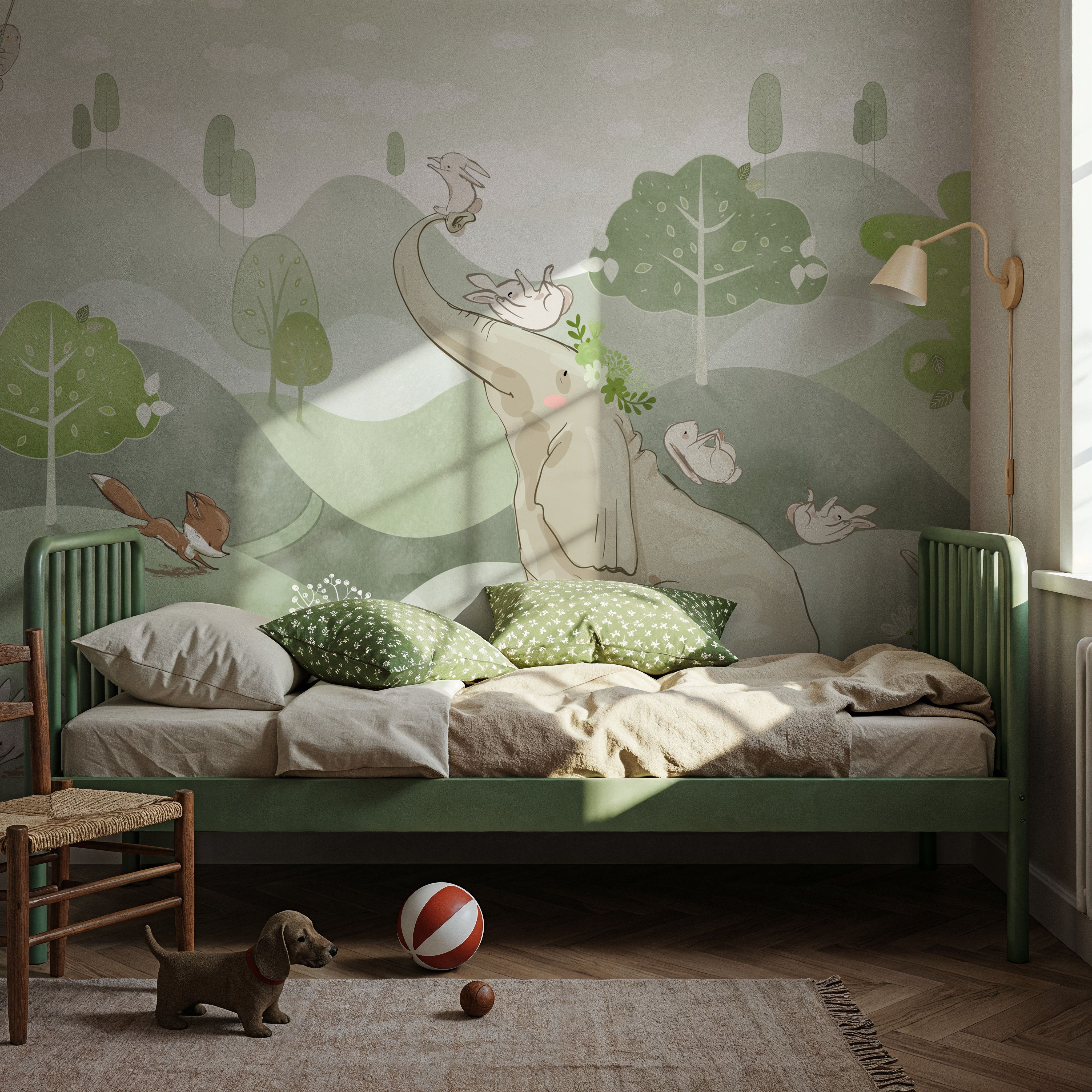 Bunny Friends, Green