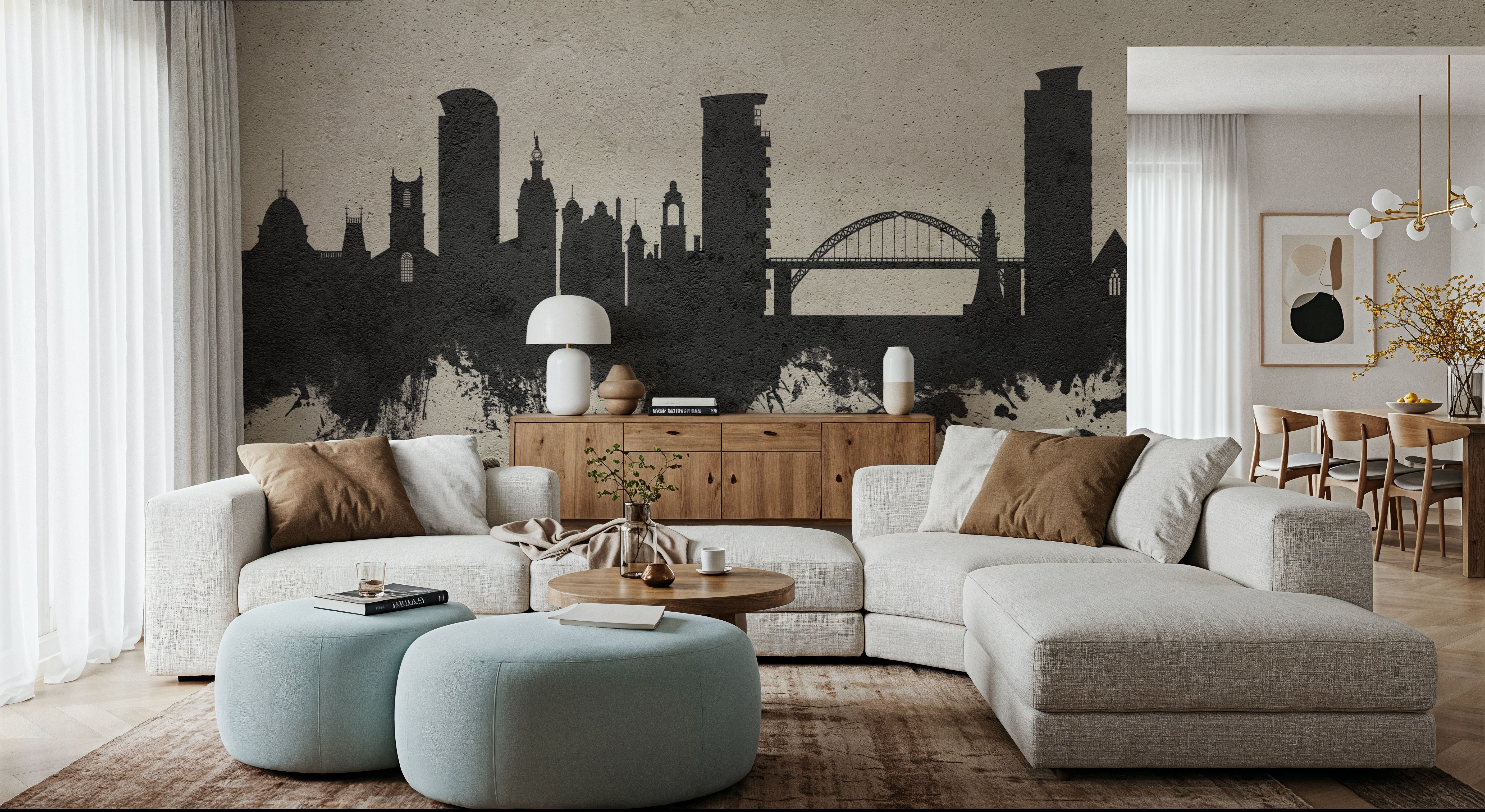 Sunderland England Skyline Concrete