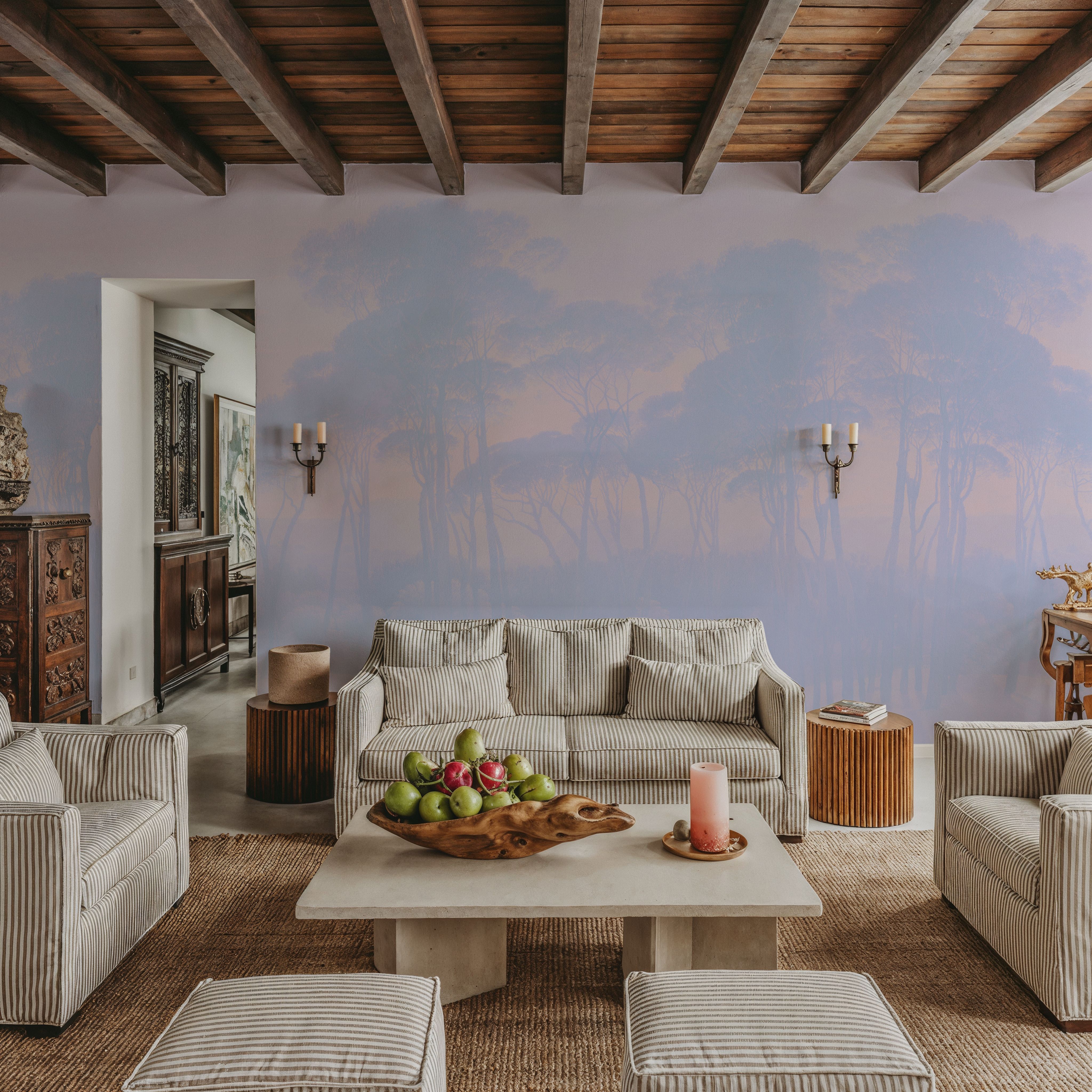 Mediterranean Pine Landscape, Periwinkle