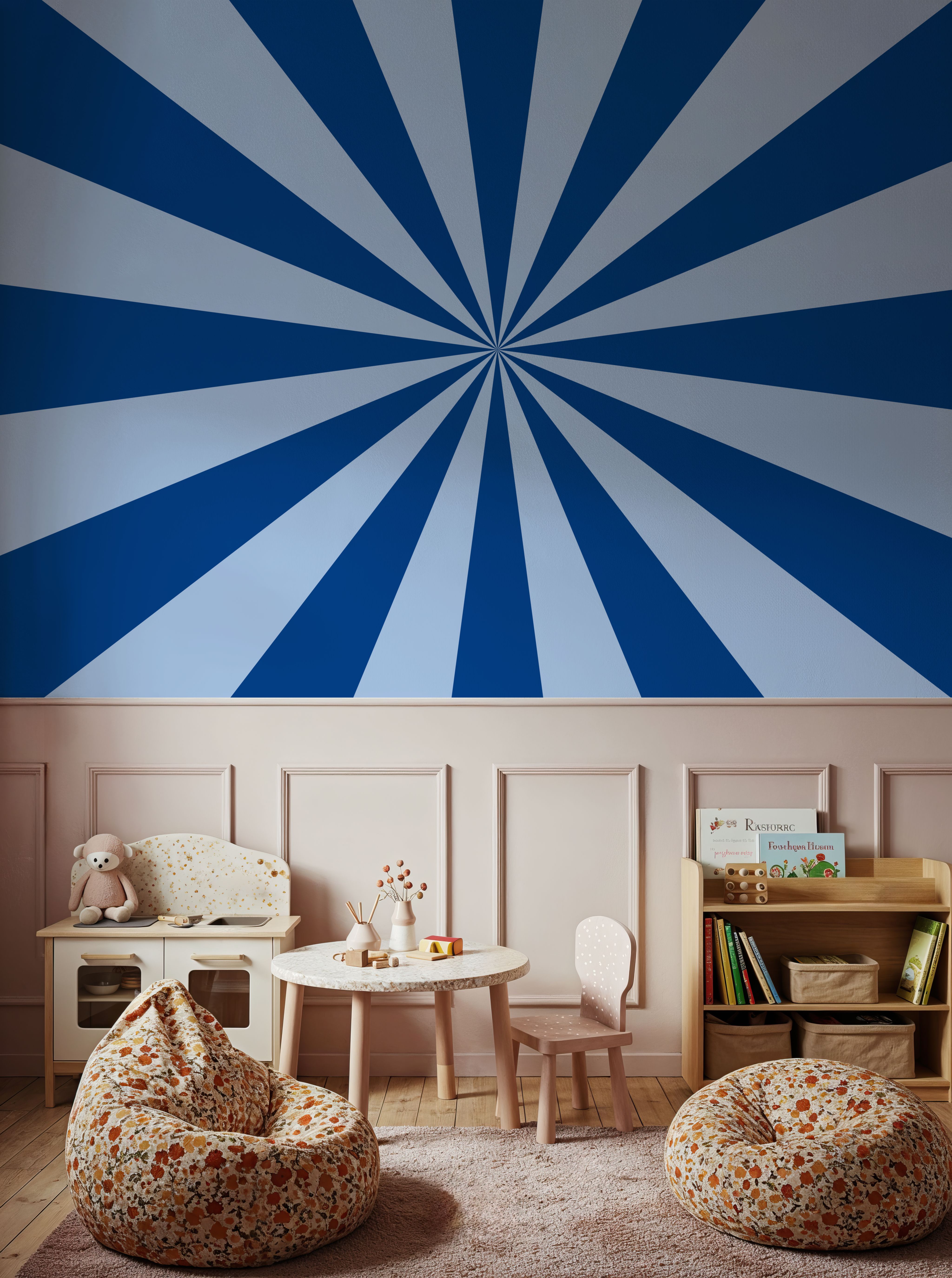 Circus Ceiling, Blue on Blue