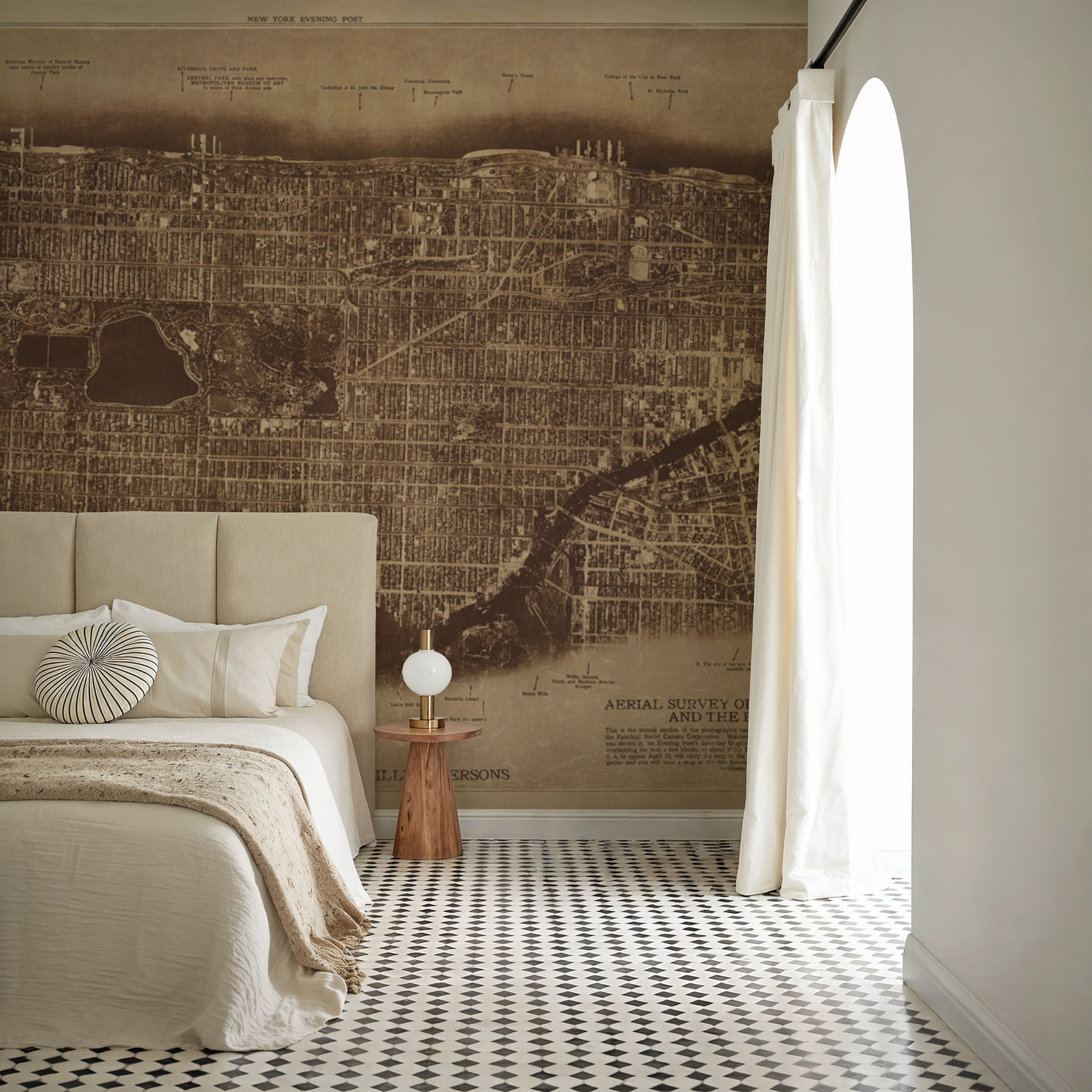 Manhattan from Above 1922 Vintage