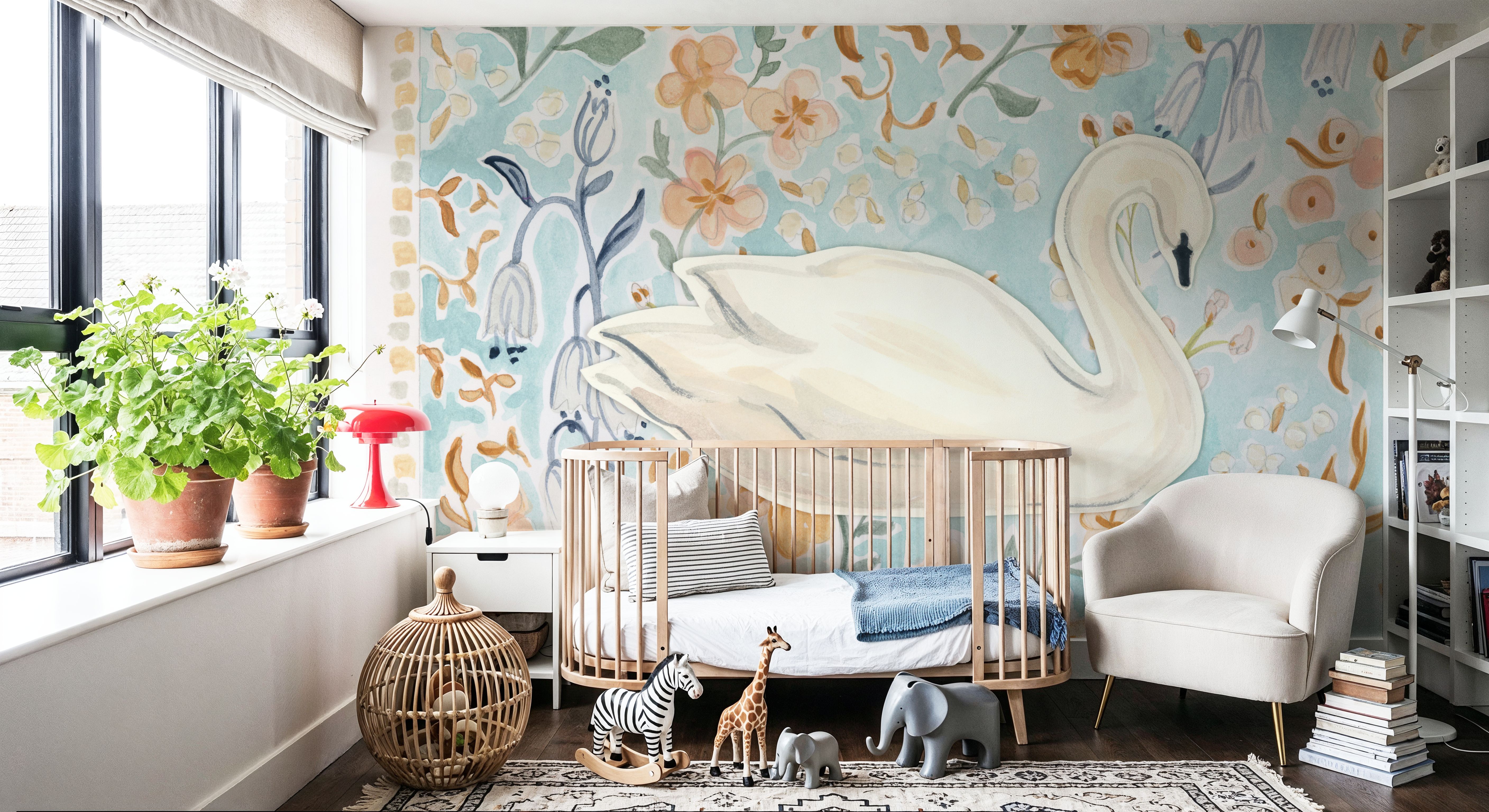 Chinoiserie Swan