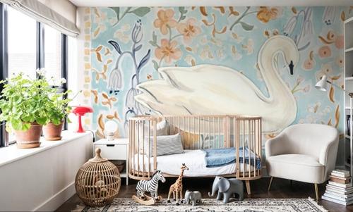 Chinoiserie Swan