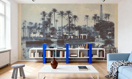 Cairo Village Postcard - Screenprint