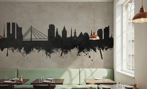 Riga Latvia Skyline Concrete