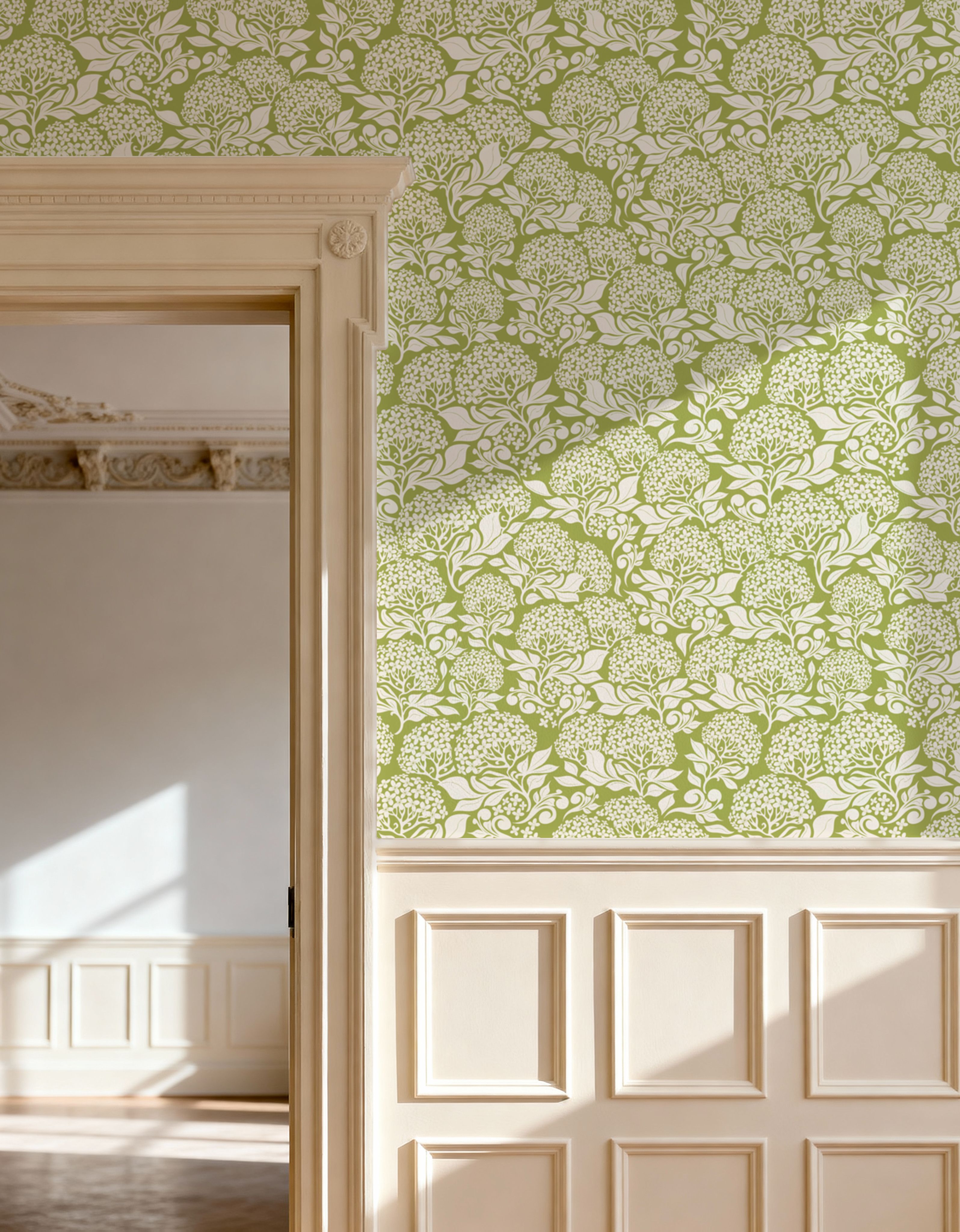 Hydrangea, Pistachio