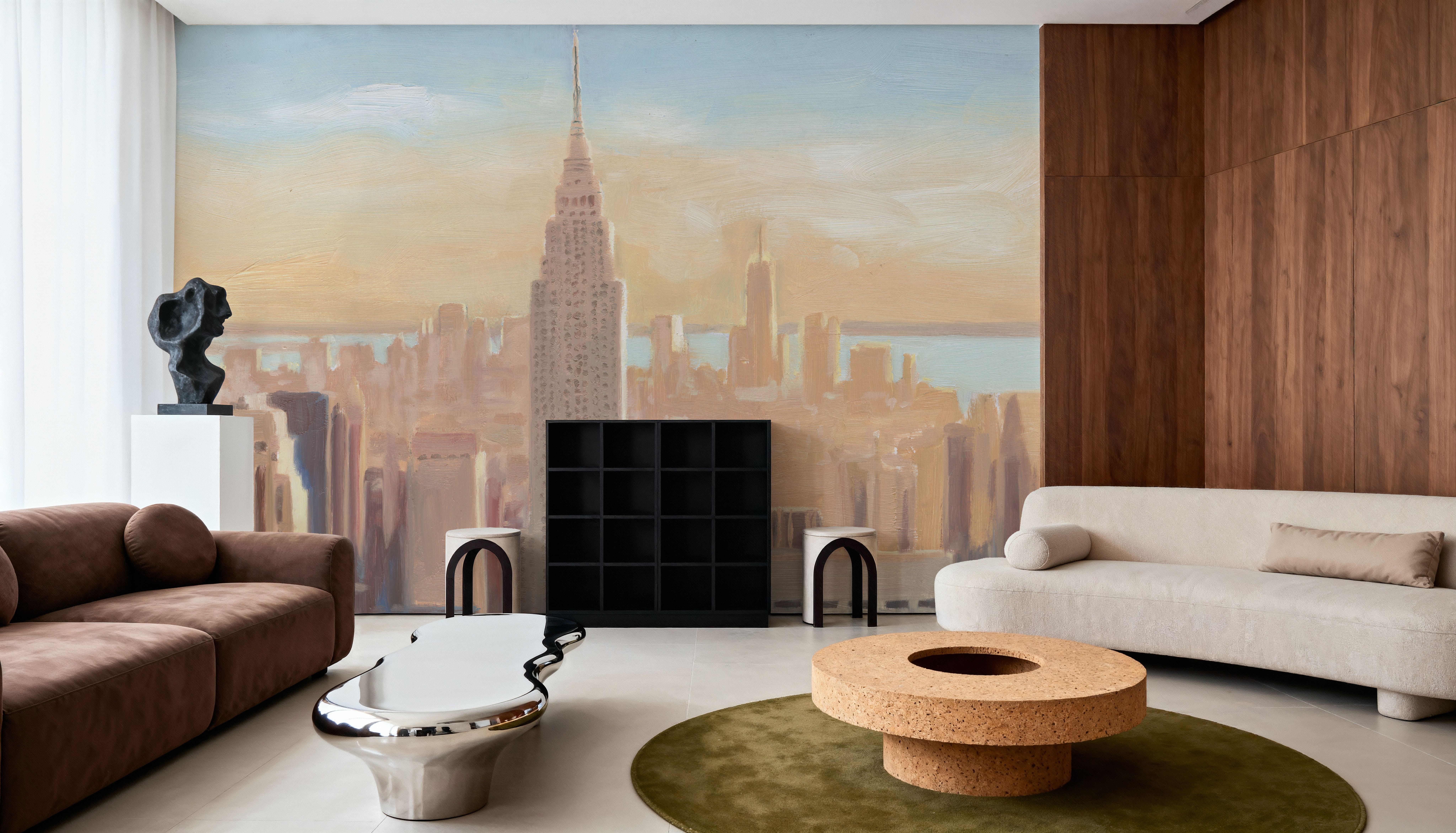 Downtown Golden Dawn, Wallpaper