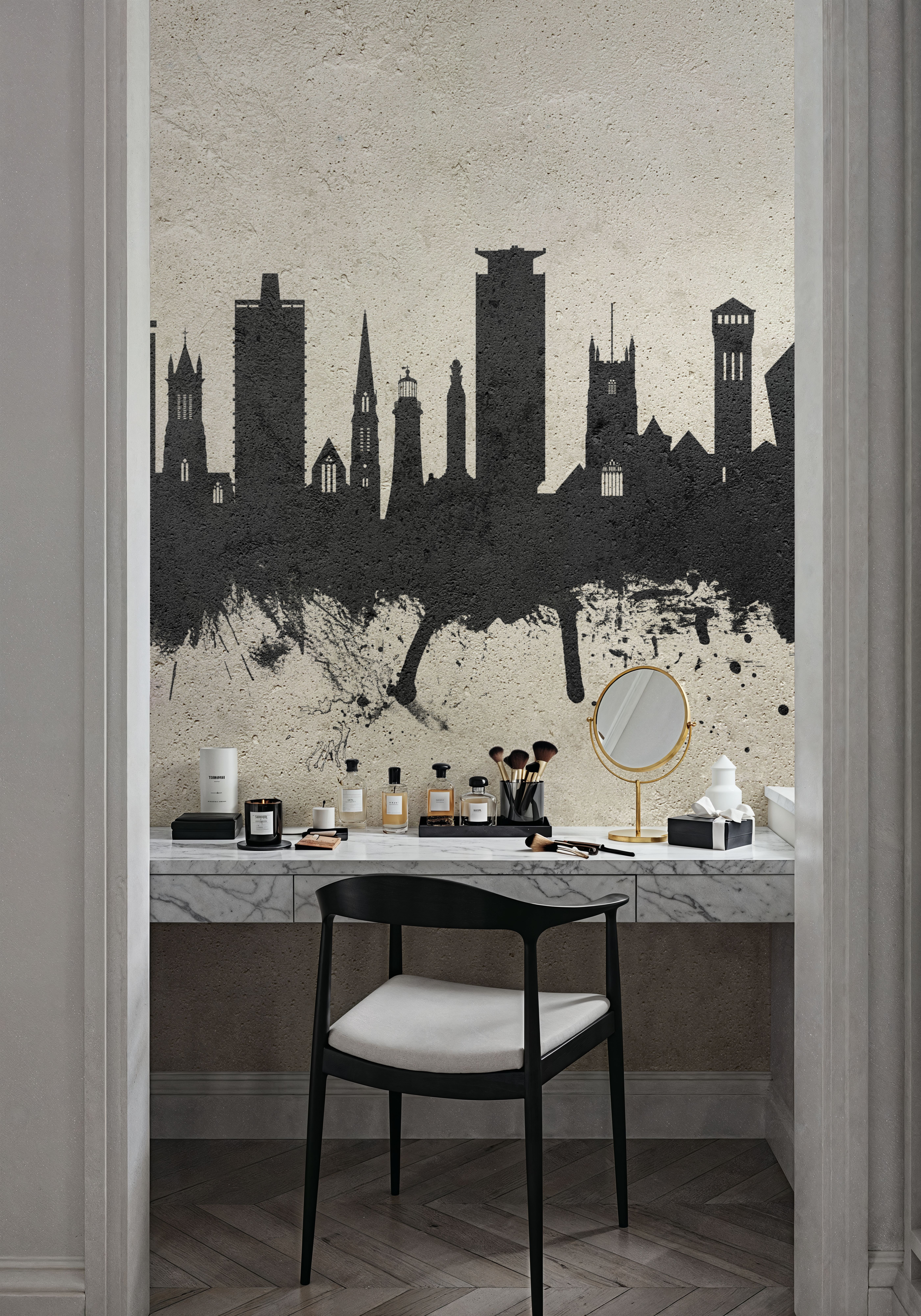 Plymouth England Skyline Concrete