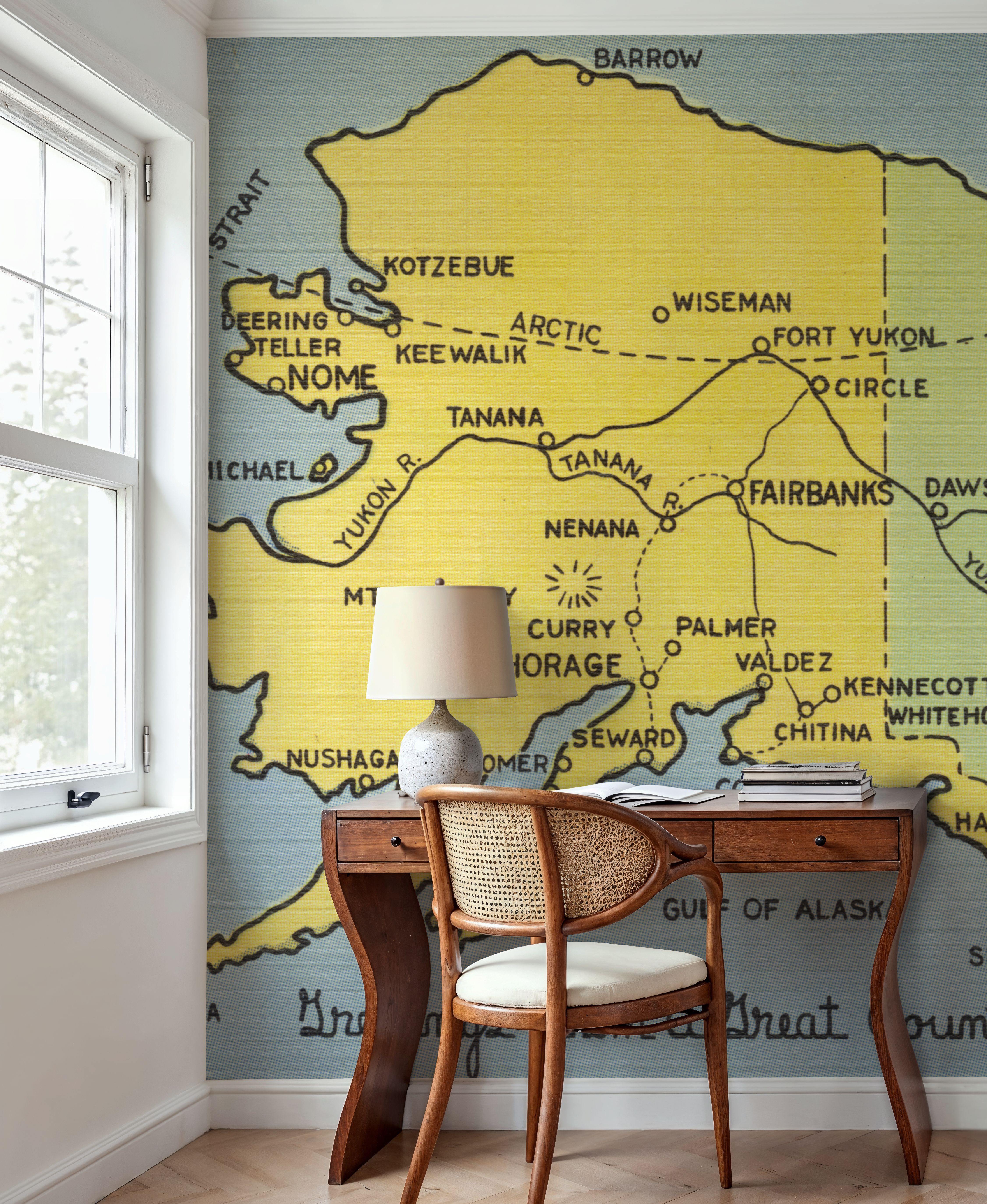 Greetings from Alaska - Screenprint Postcard