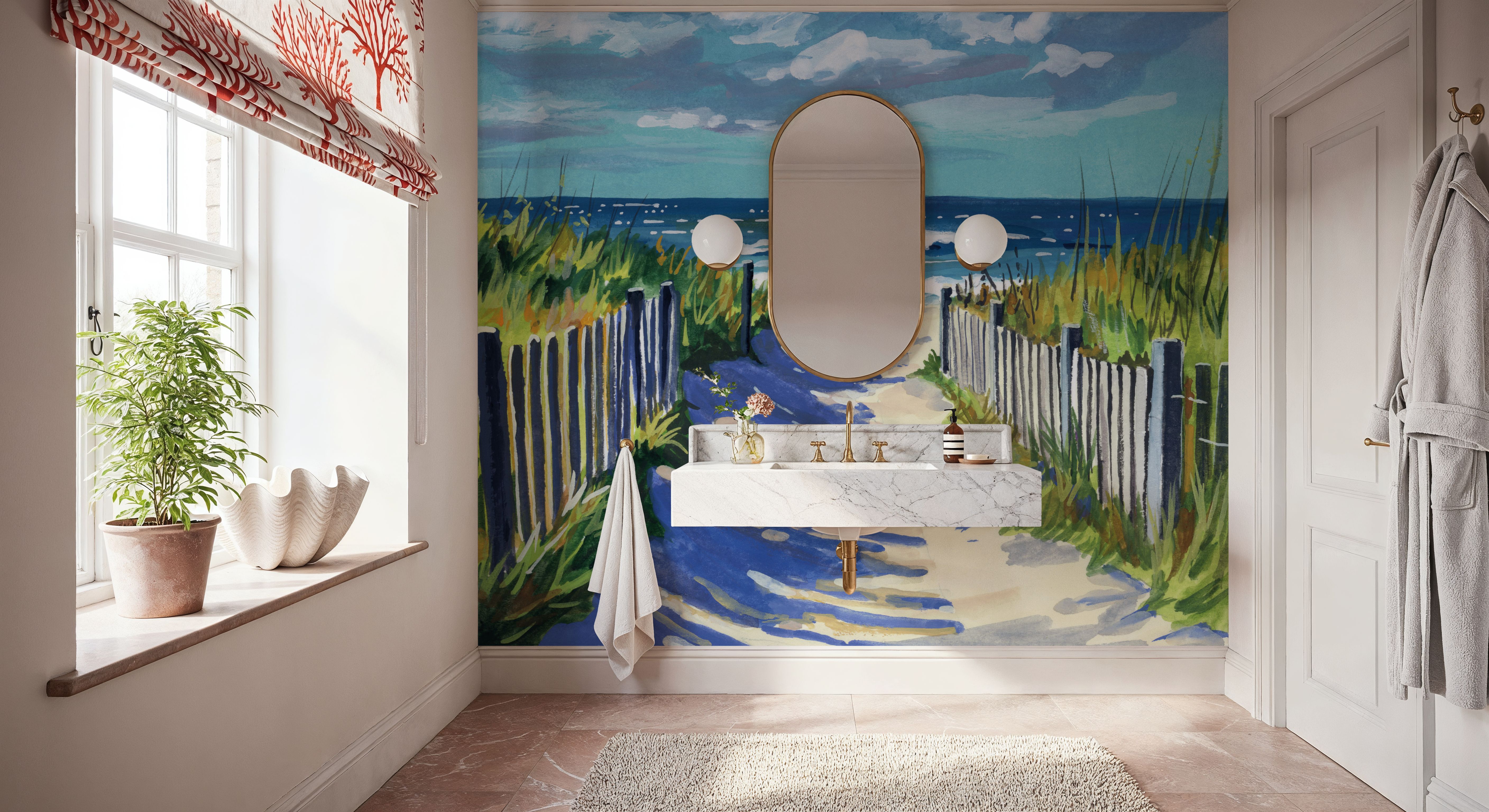 Grassy Path To The Beach I