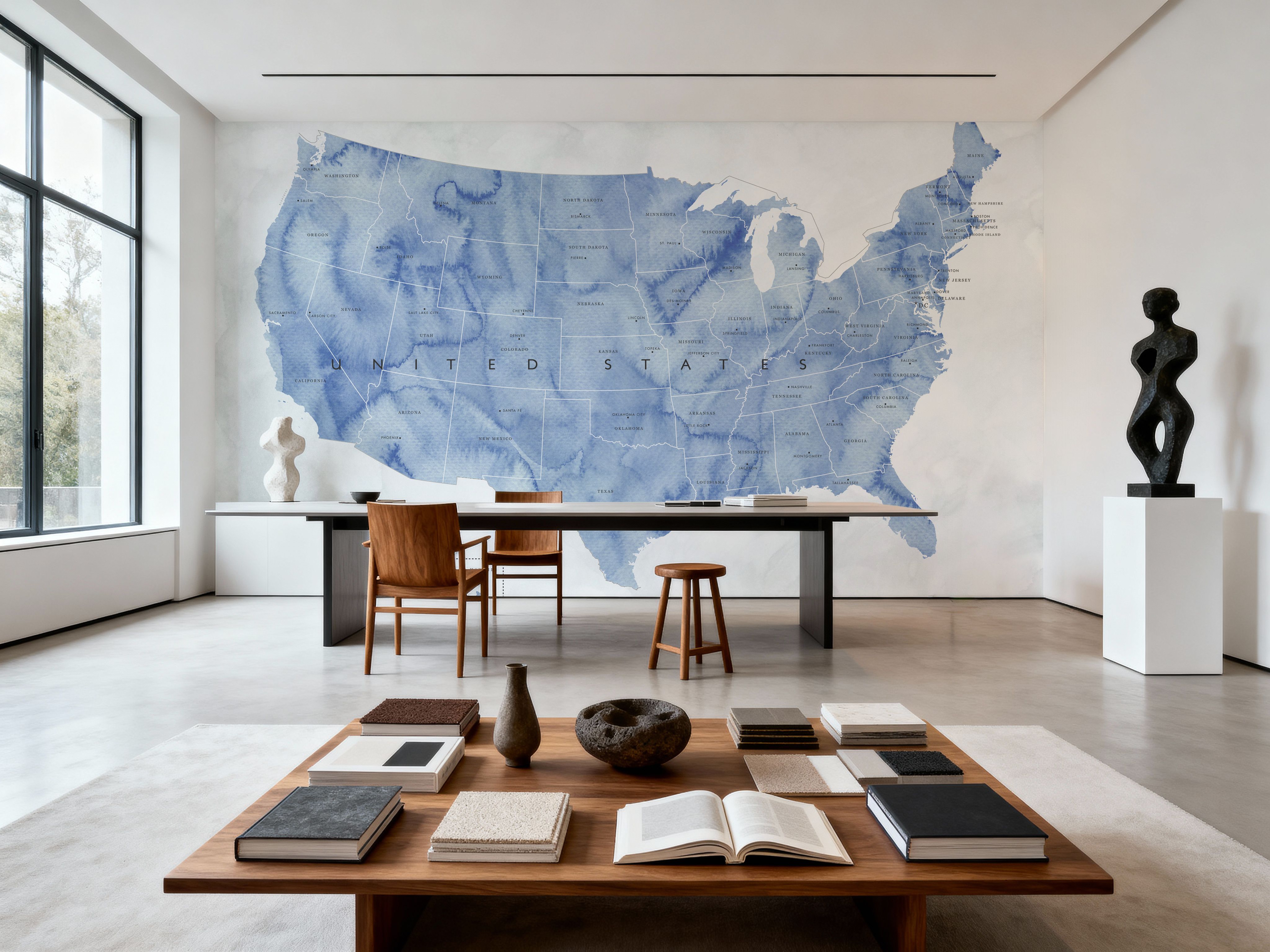 US State Map - Iria Wash