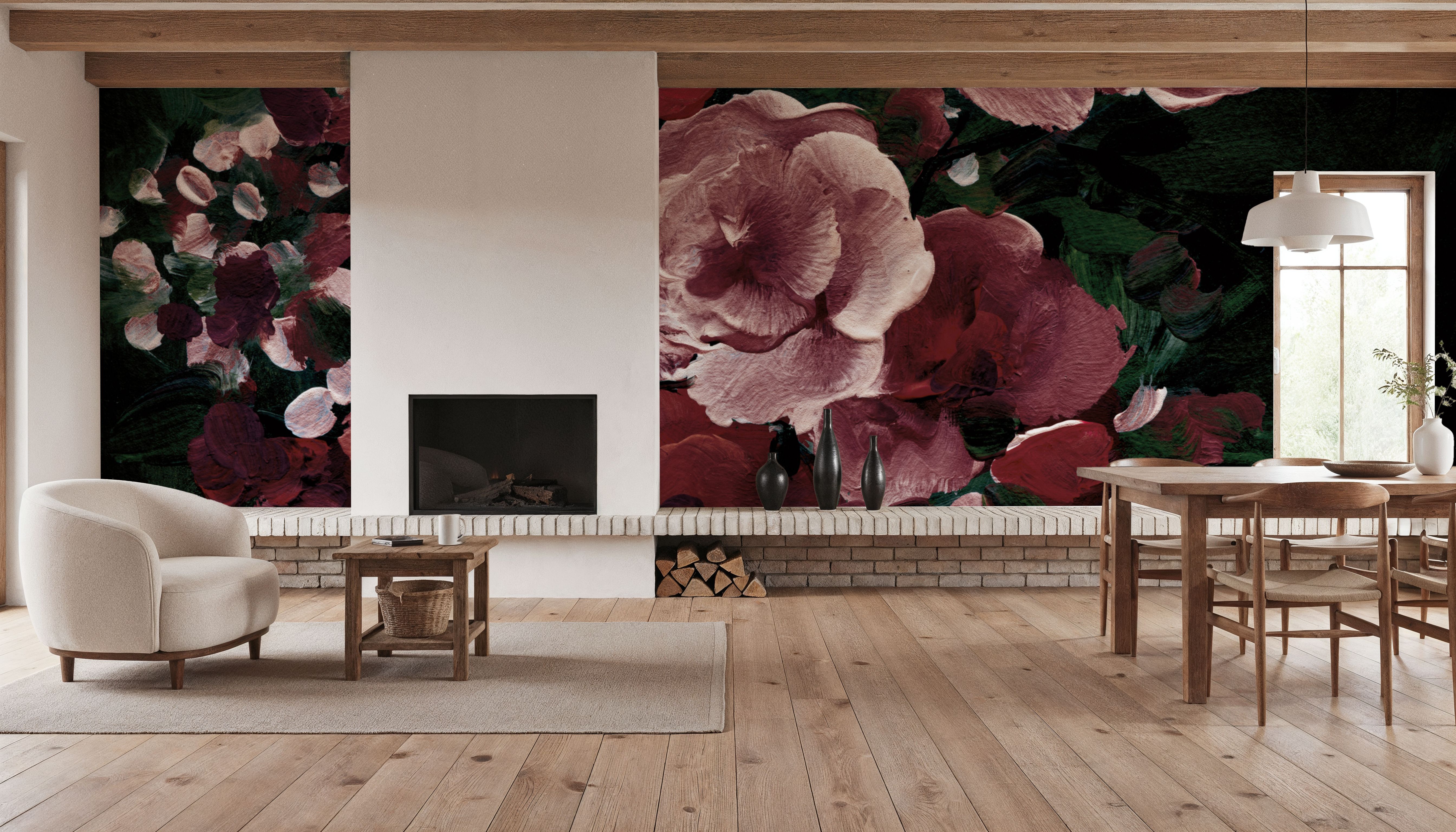 Botanical Elegance Burgundy I