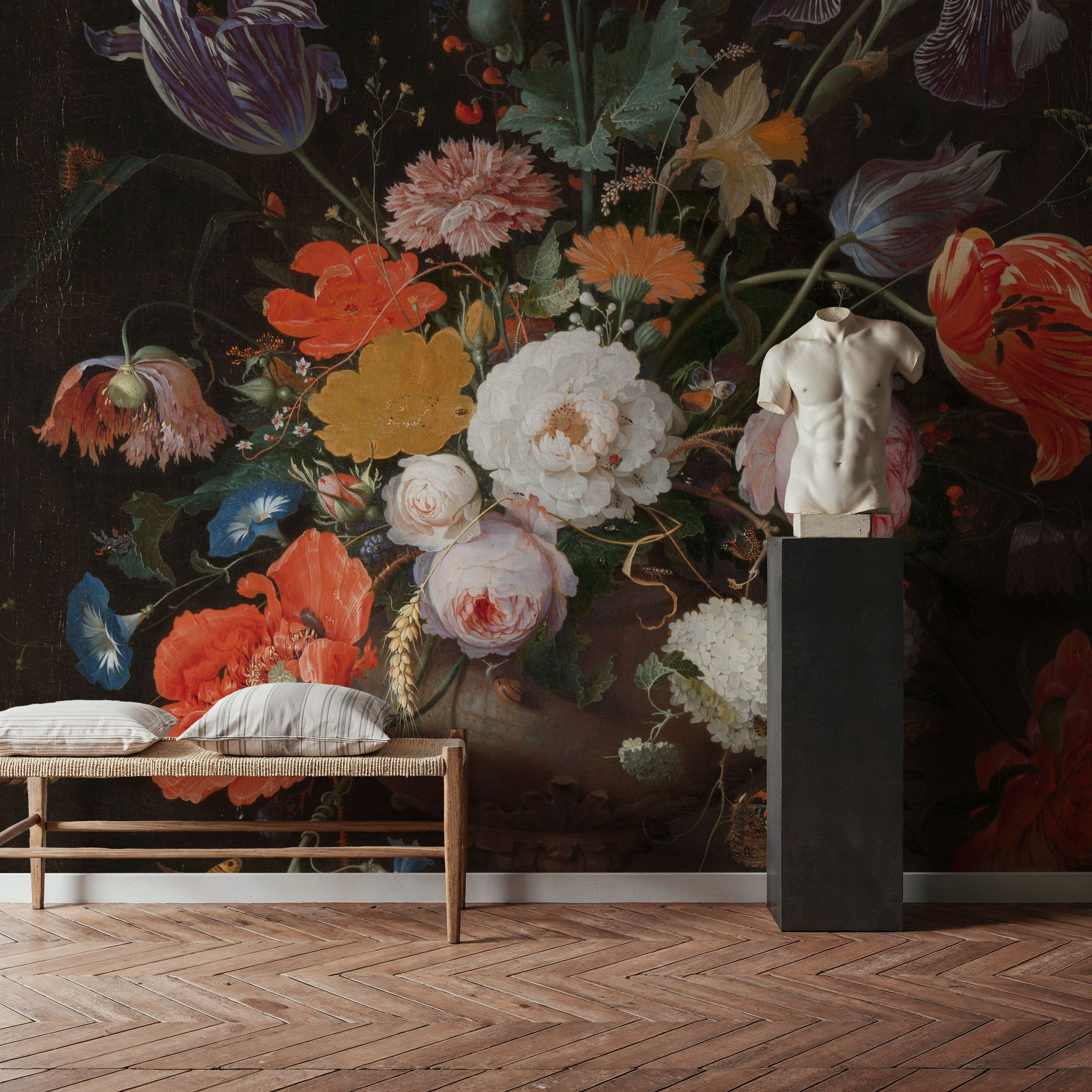 Still Life with Flowers And a Watch