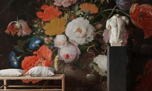 Still Life with Flowers And a Watch