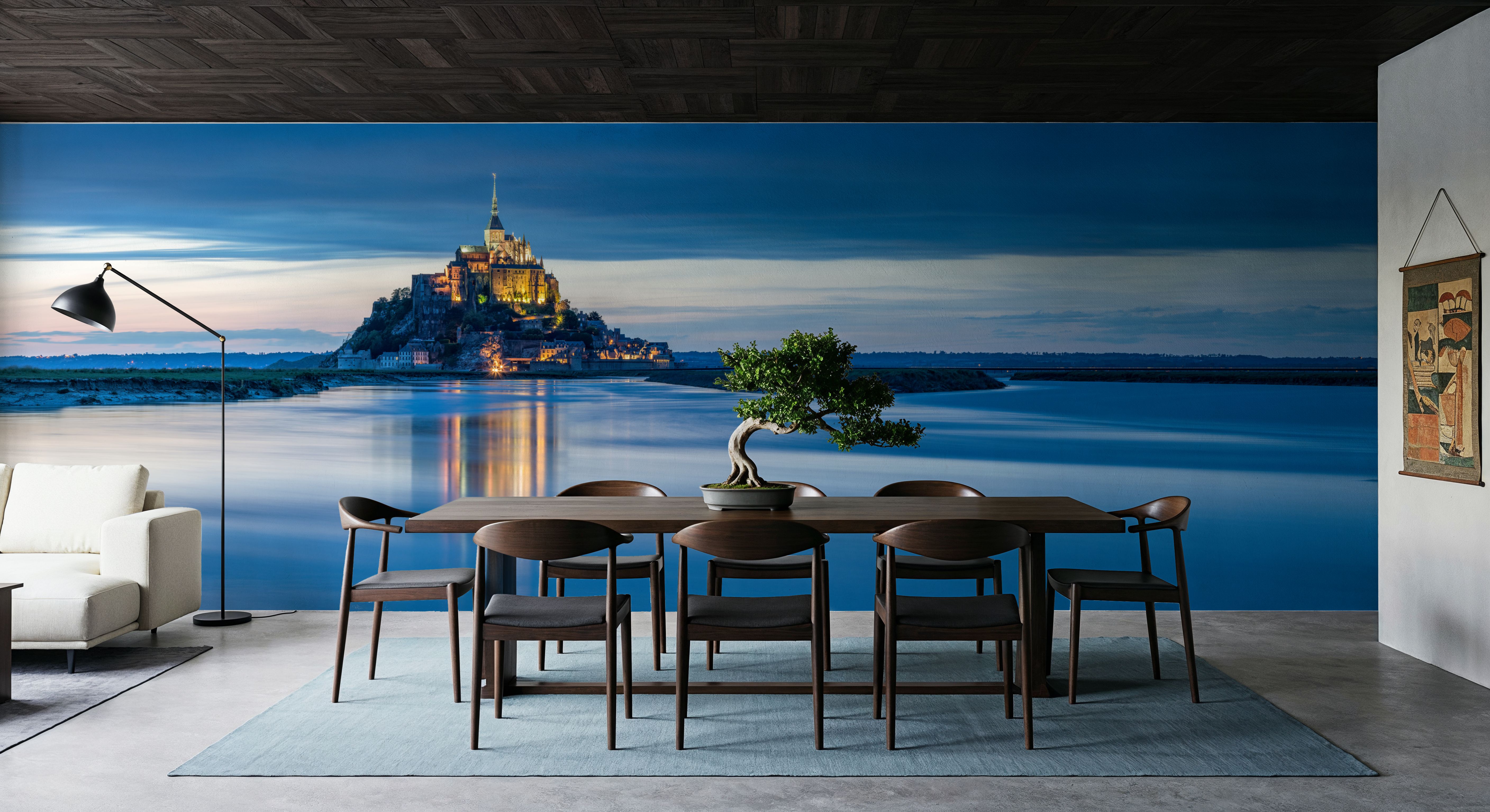 Mont-Saint-Michel at Dusk