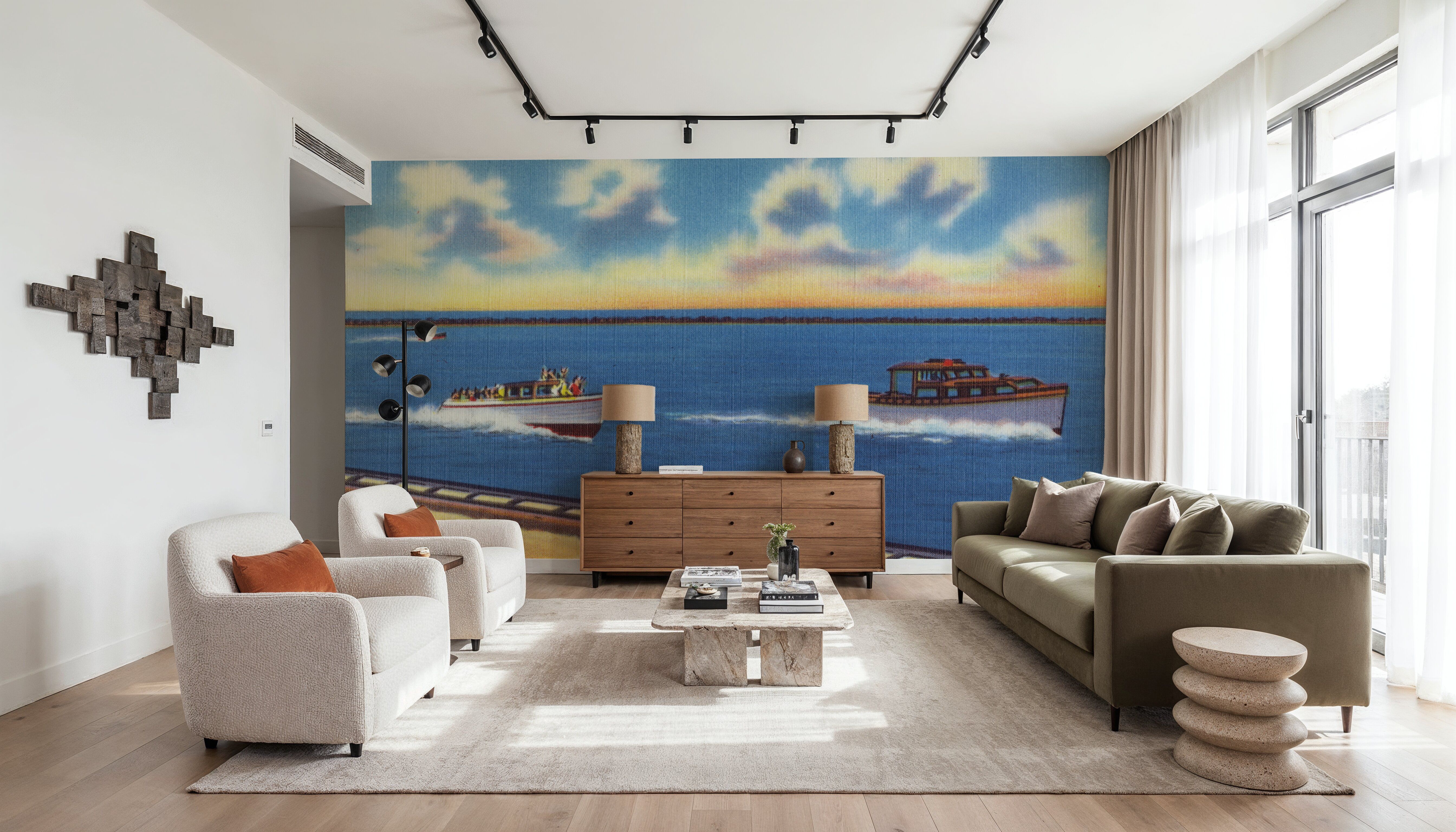 Greetings from the Inlet - Screenprint Postcard