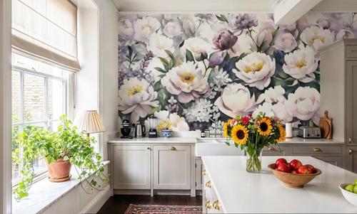 Watercolor Peonies Summer