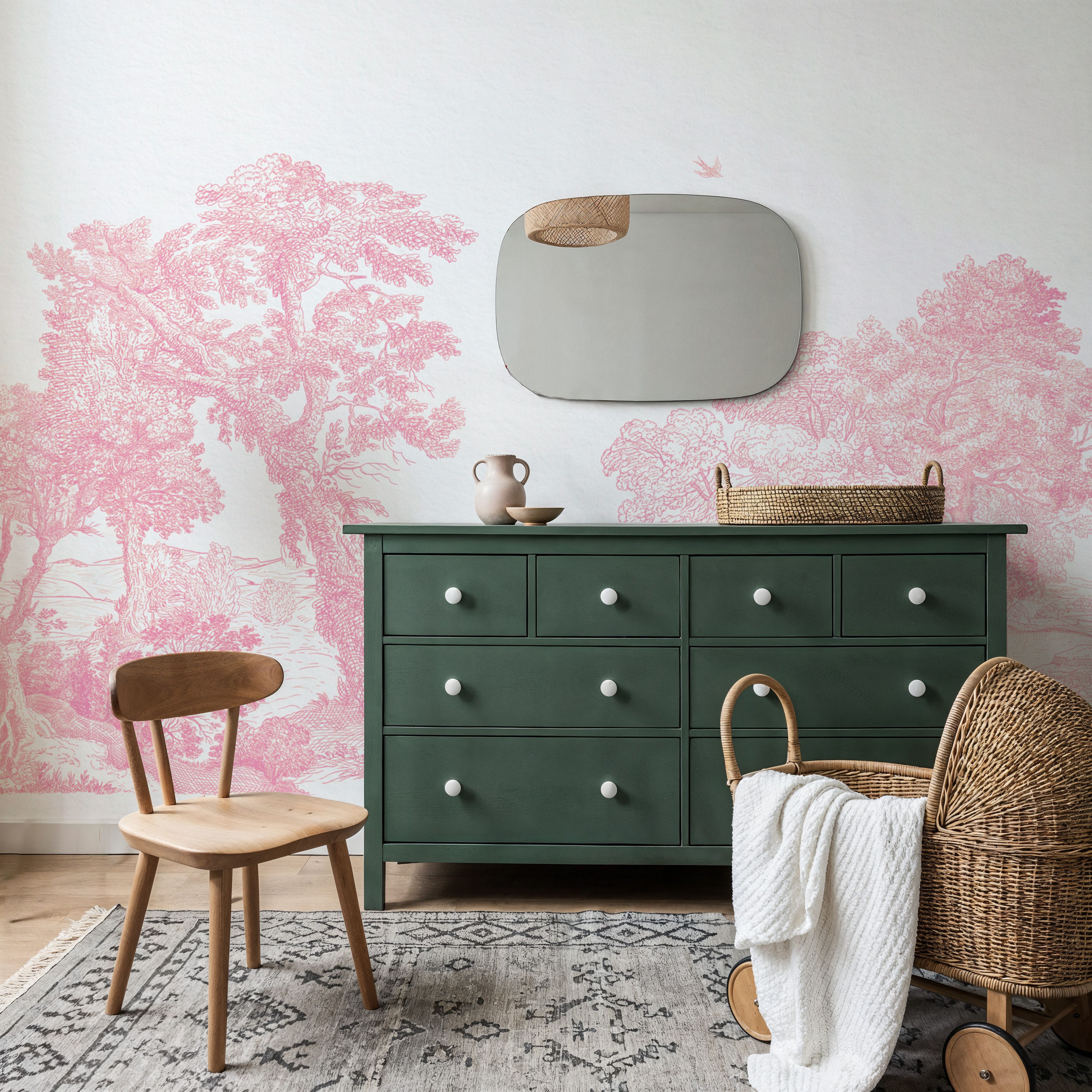 French Landscape, Pink Blush