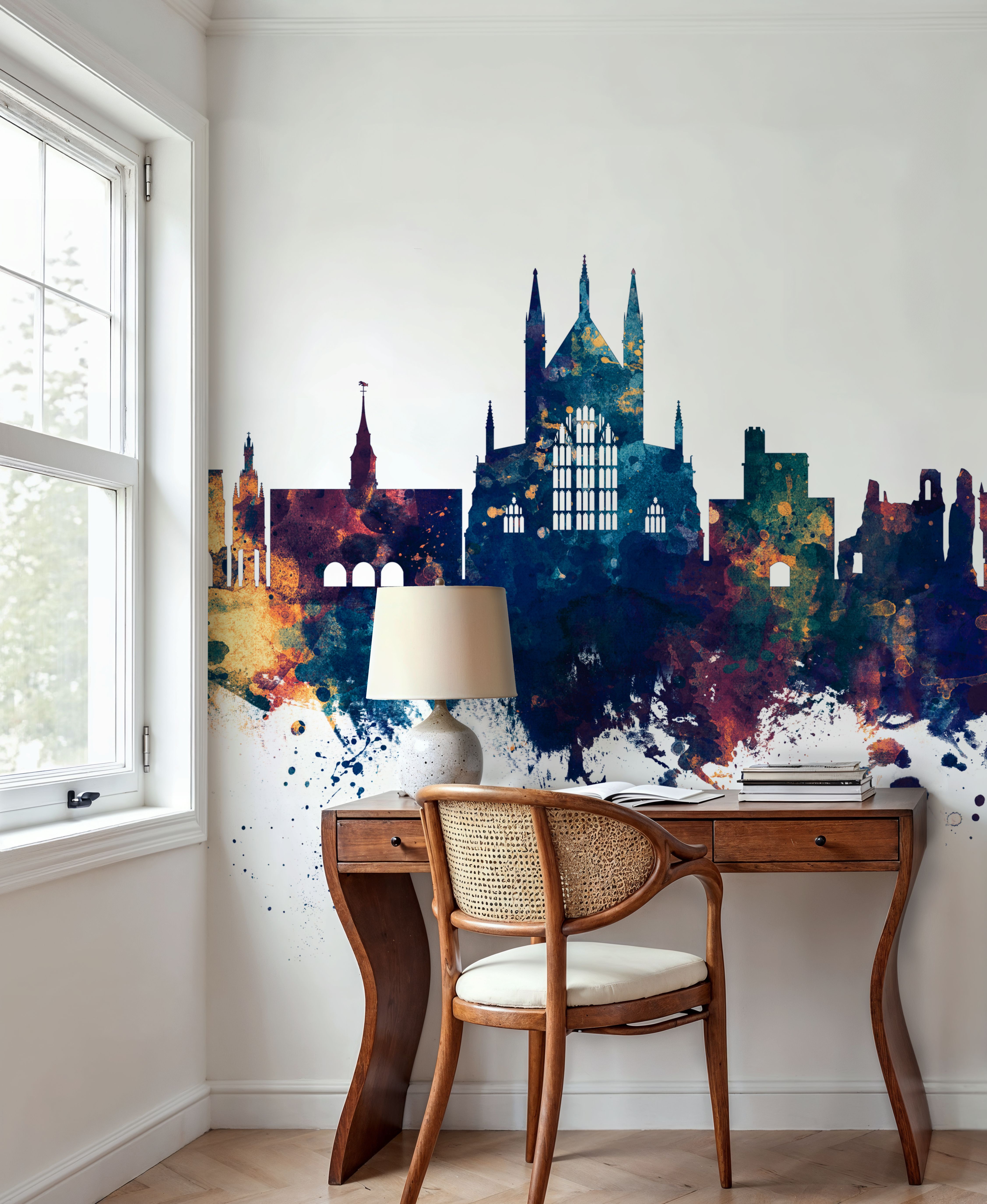 Winchester England Skyline Blue & Bronze