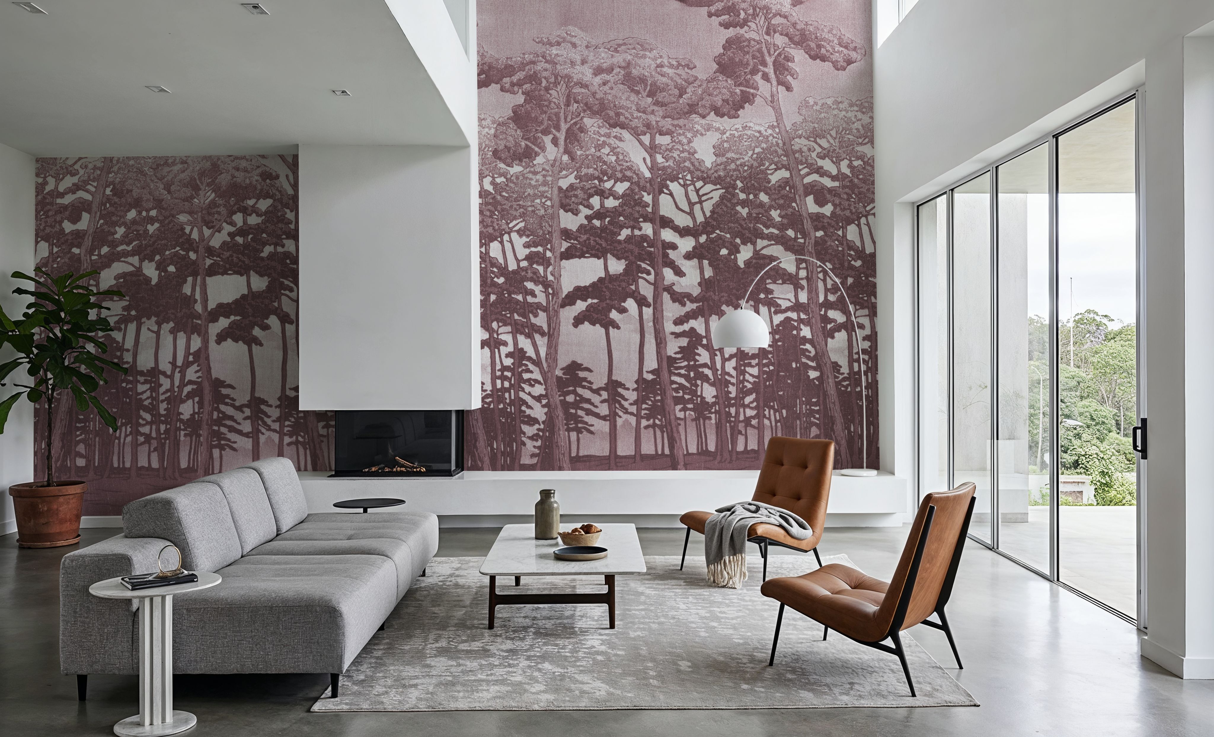 Tranquil Pinescape, Dusty Wine