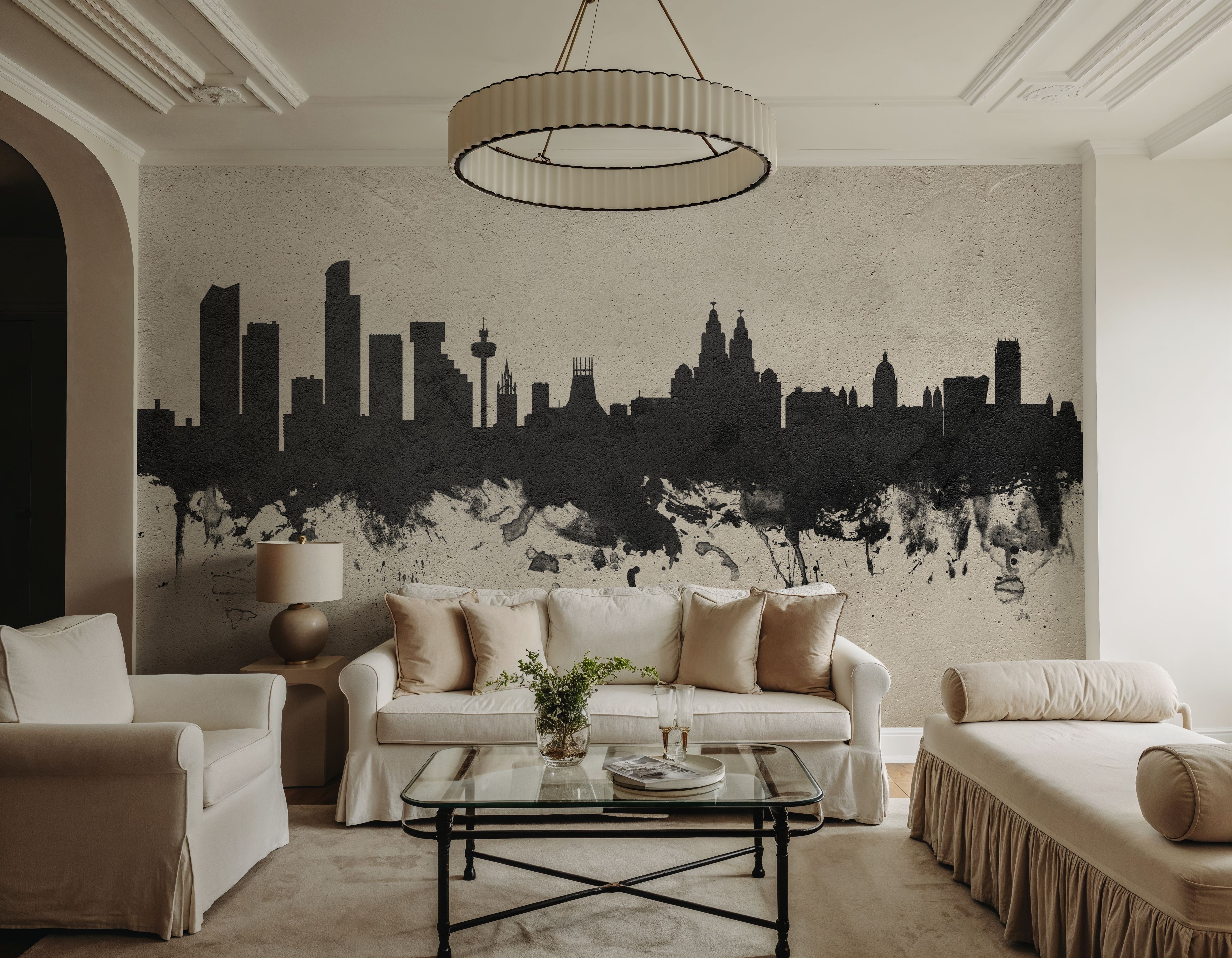 Liverpool England Skyline Concrete