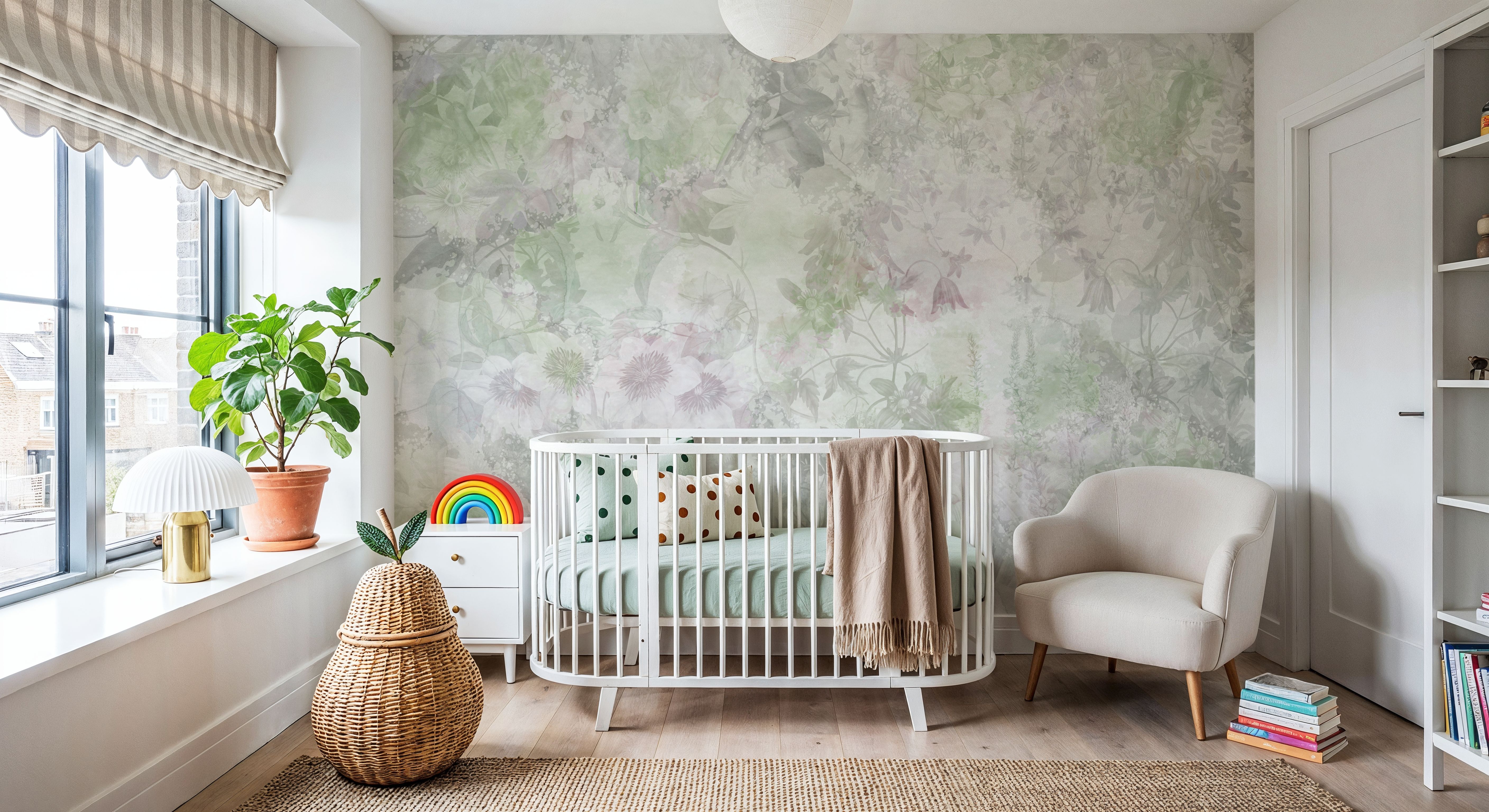 Watercolor Garden, Papier peint