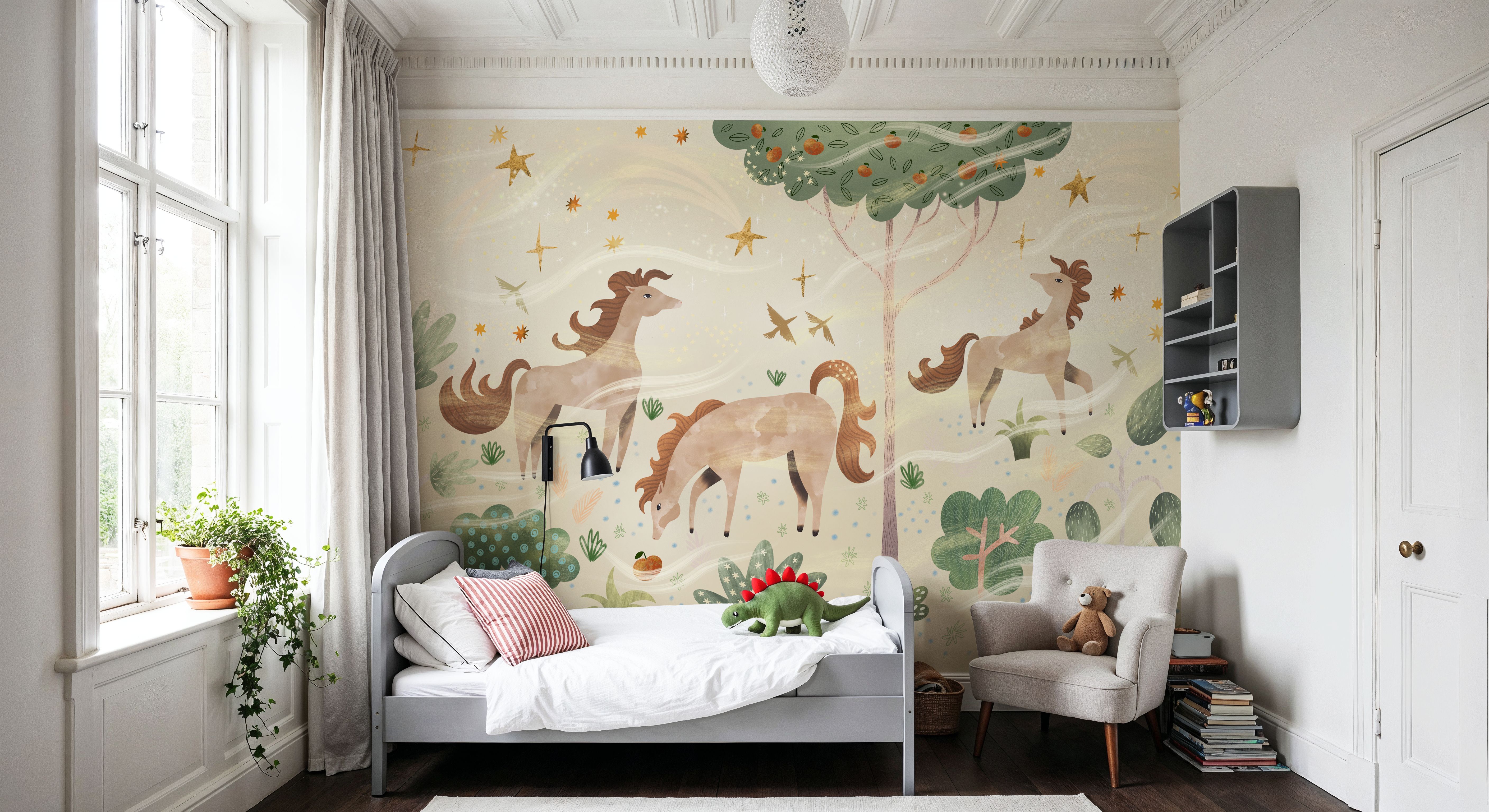 Enchanted Horses, Ecru